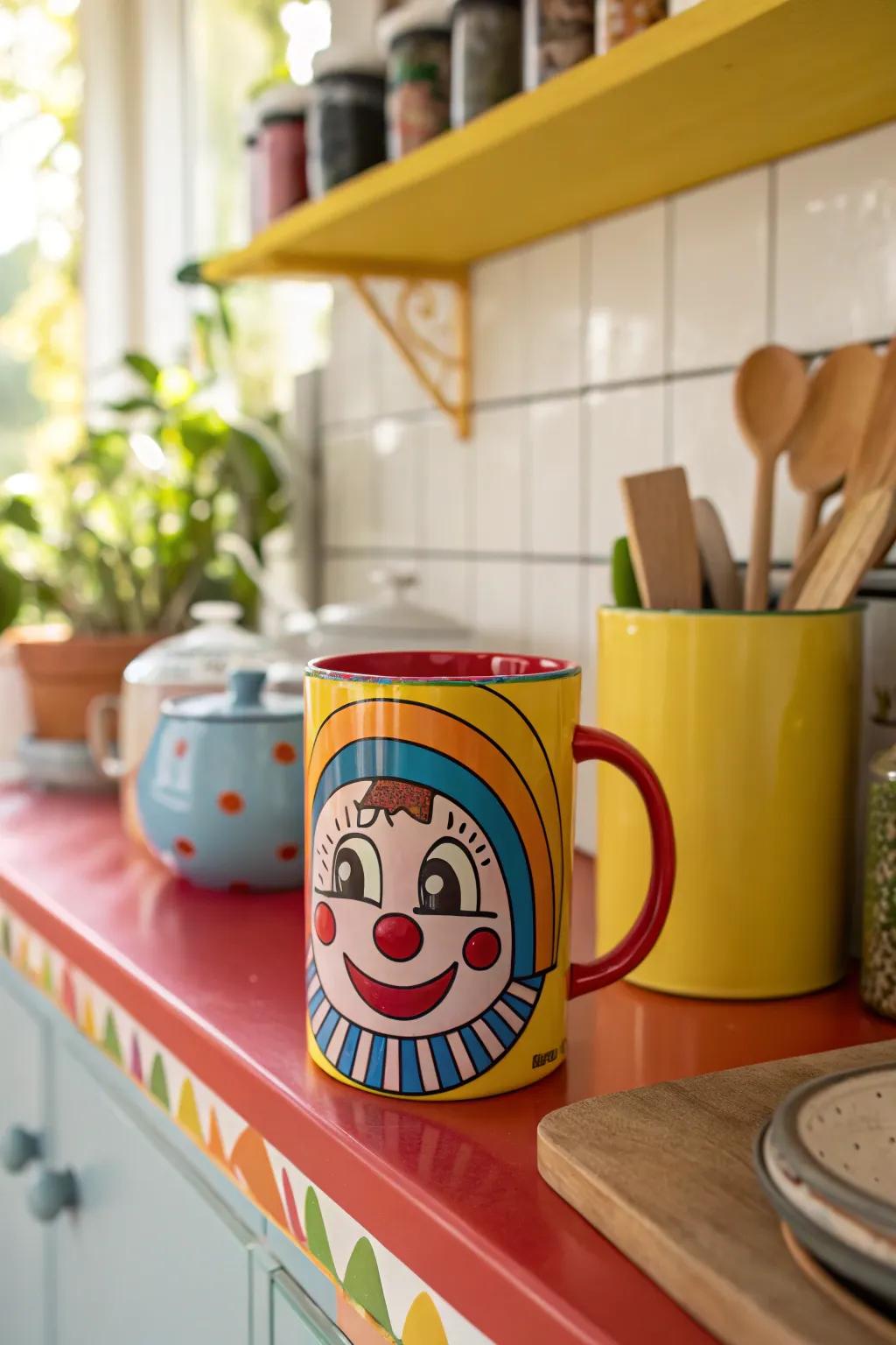 A drawing-inspired facial mug that adds a dash of color and fond memories.