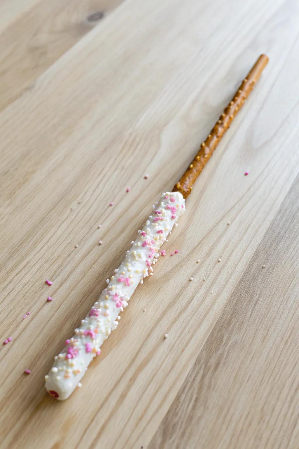 Magical snacks: Fashion your own consumable fairy scepters for a whimsical accent at your upcoming celebration!