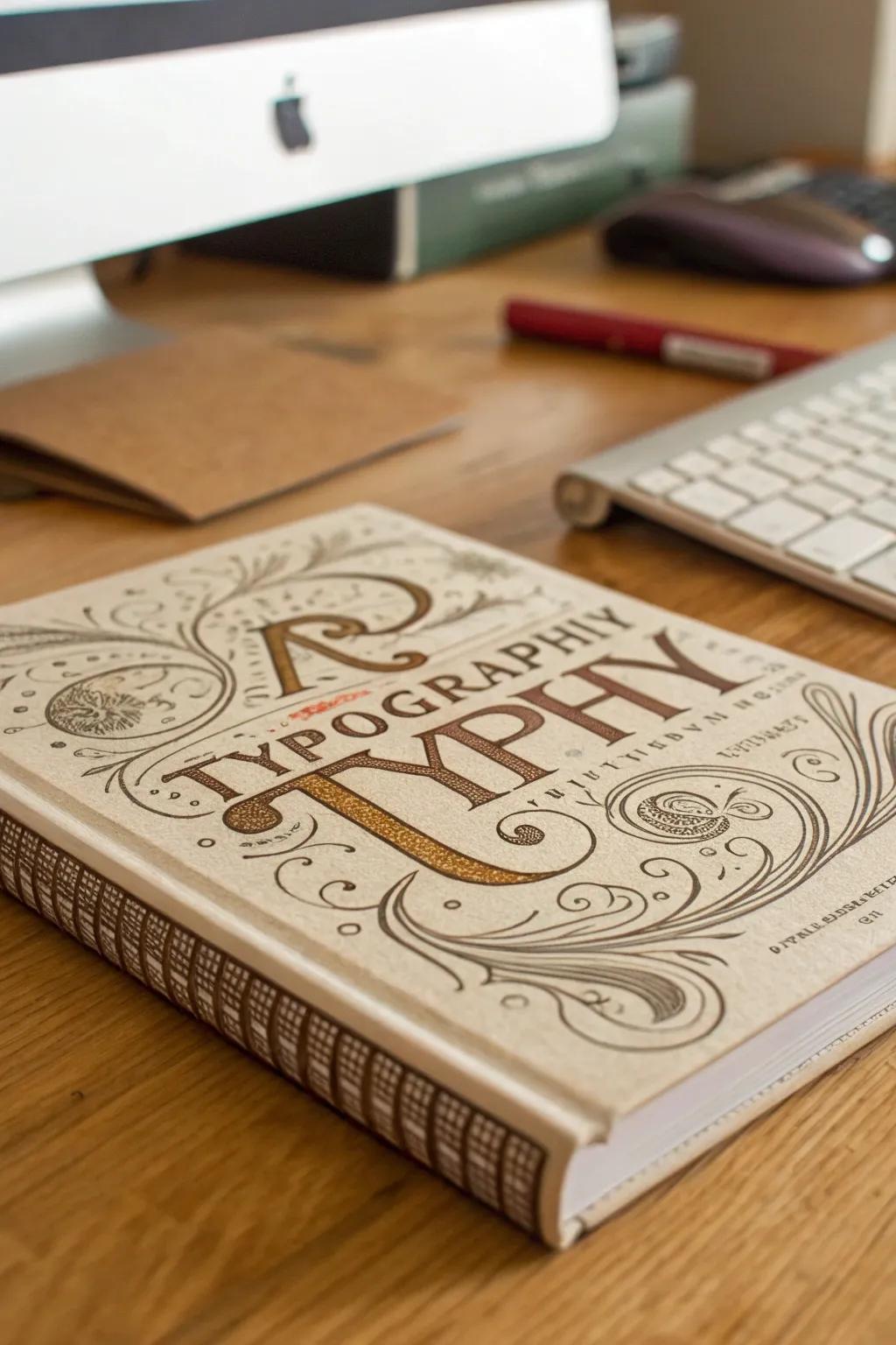 Typography transforms words into visual art.
