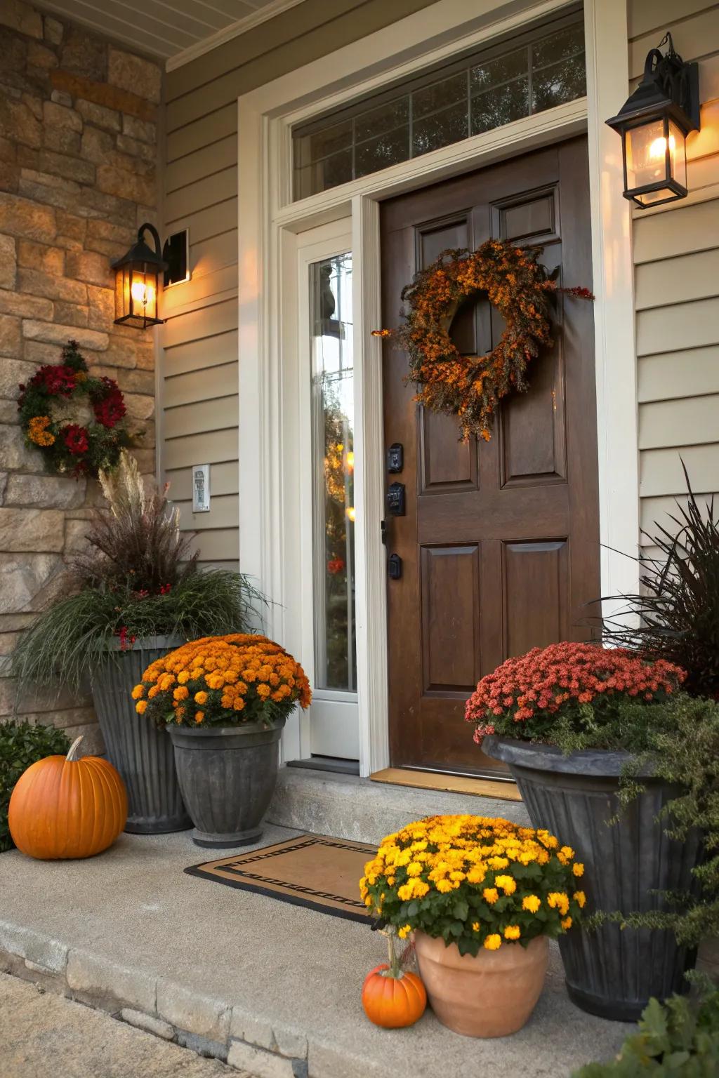Add seasonal decorations for a festive appearance.