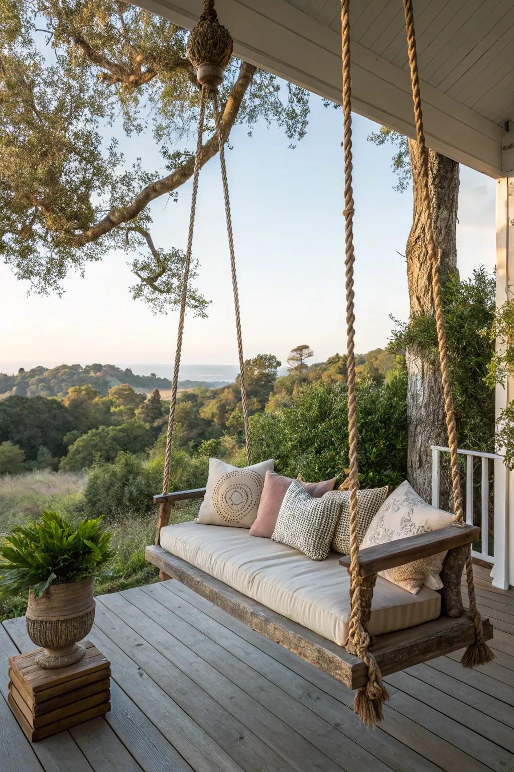 Imbue rustic charm with cord details.