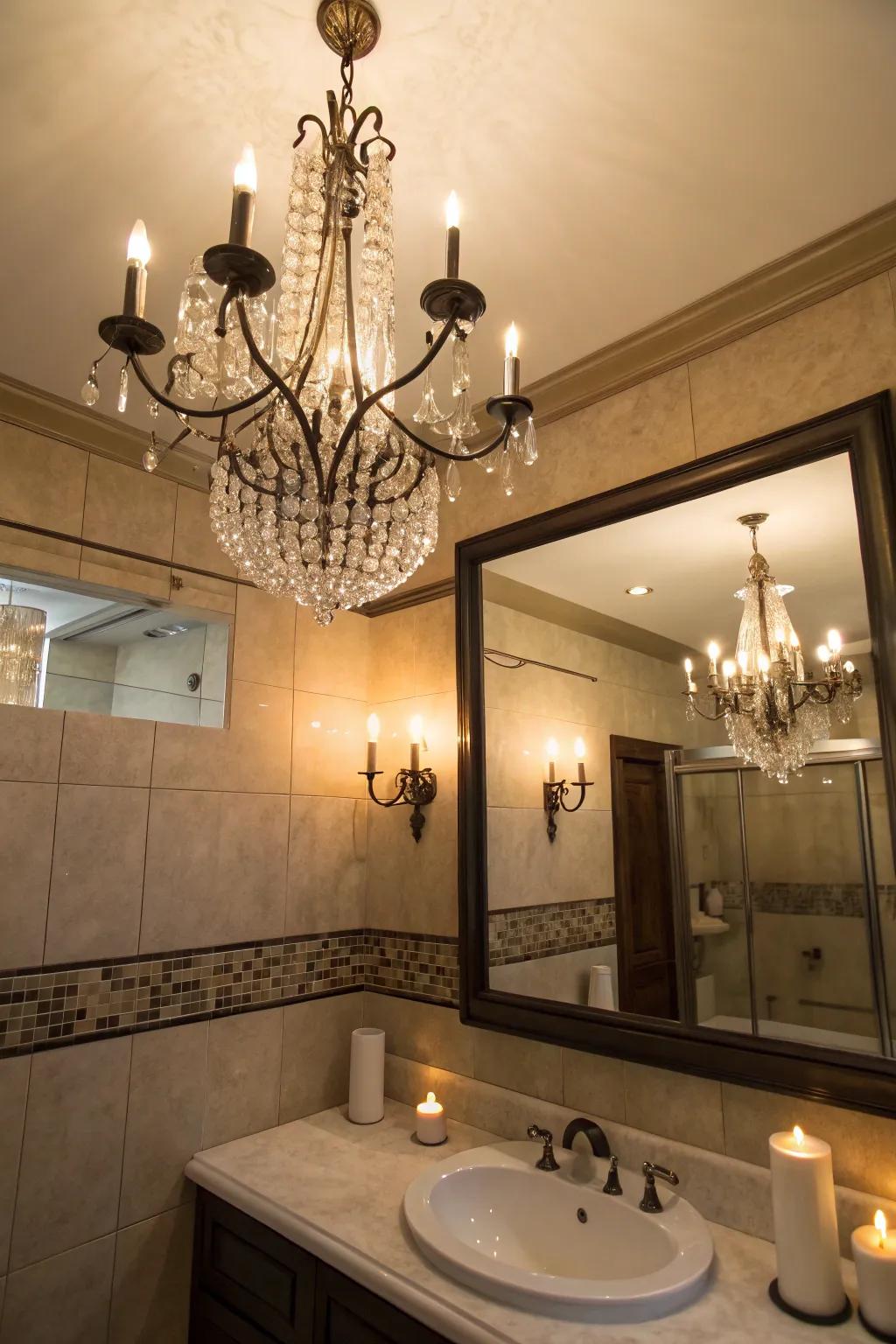 Eye-catching lighting establishes the ideal gothic mood.