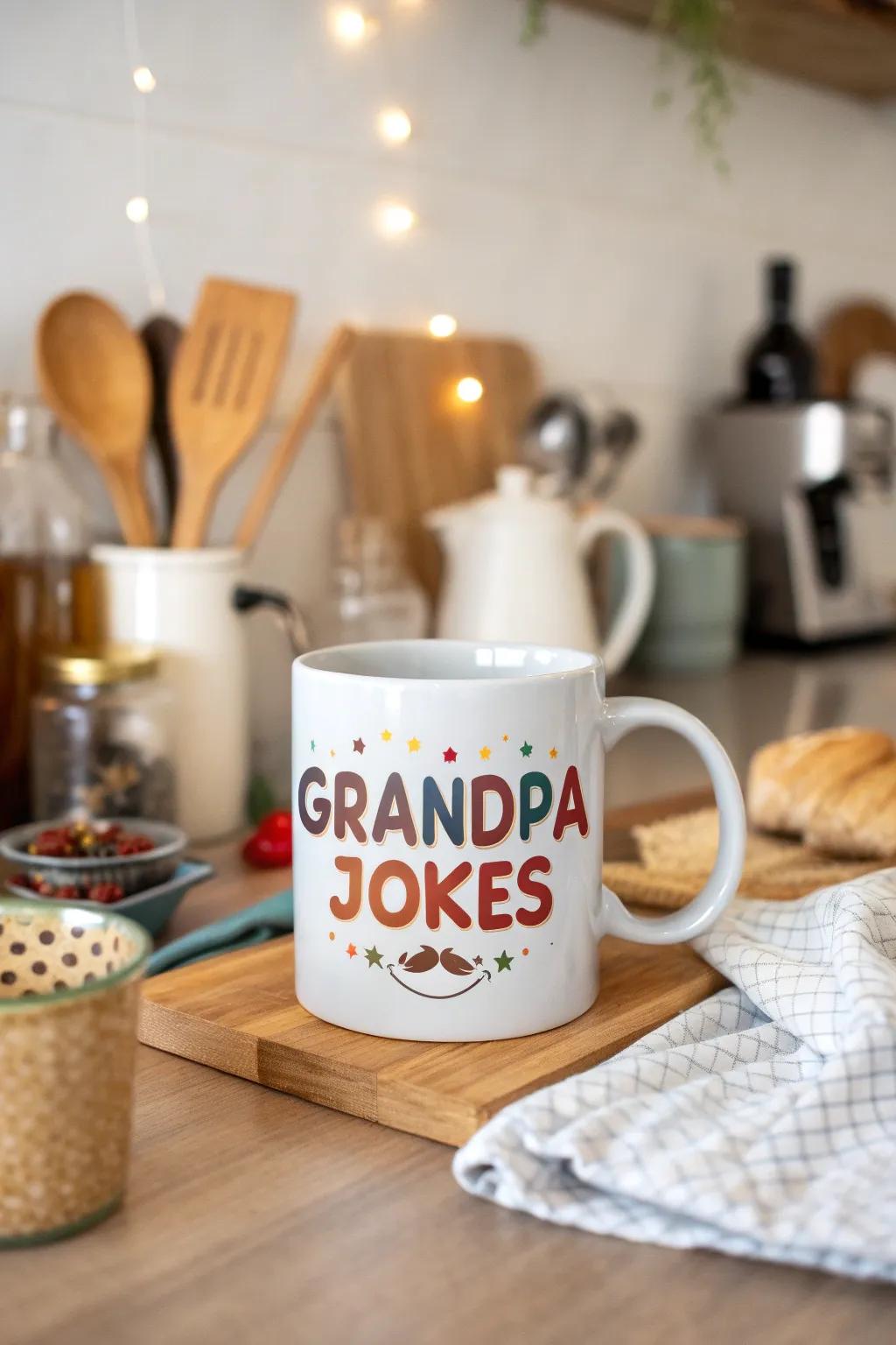 A mug that delivers joy at each sip.