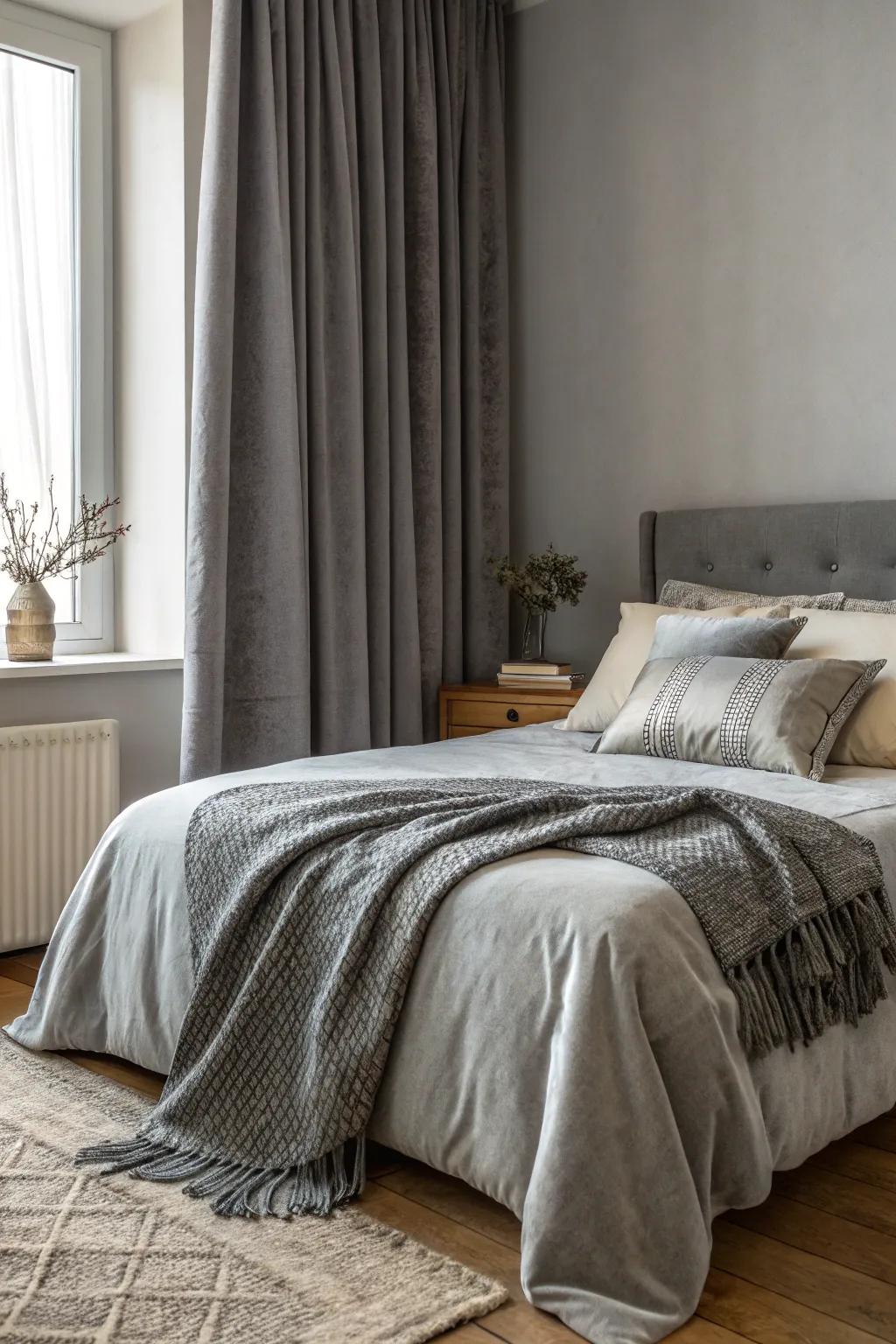 Materials like silk and yarn enhance the inviting sensation.