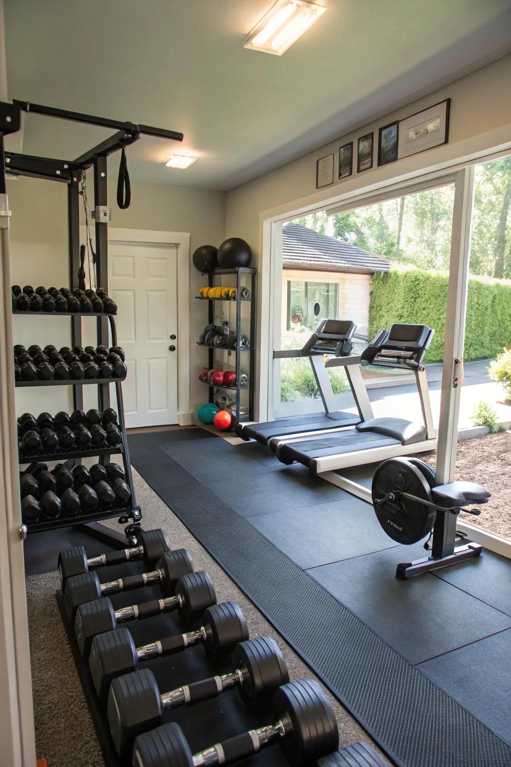 Strategize your gym's design for utmost practicality.