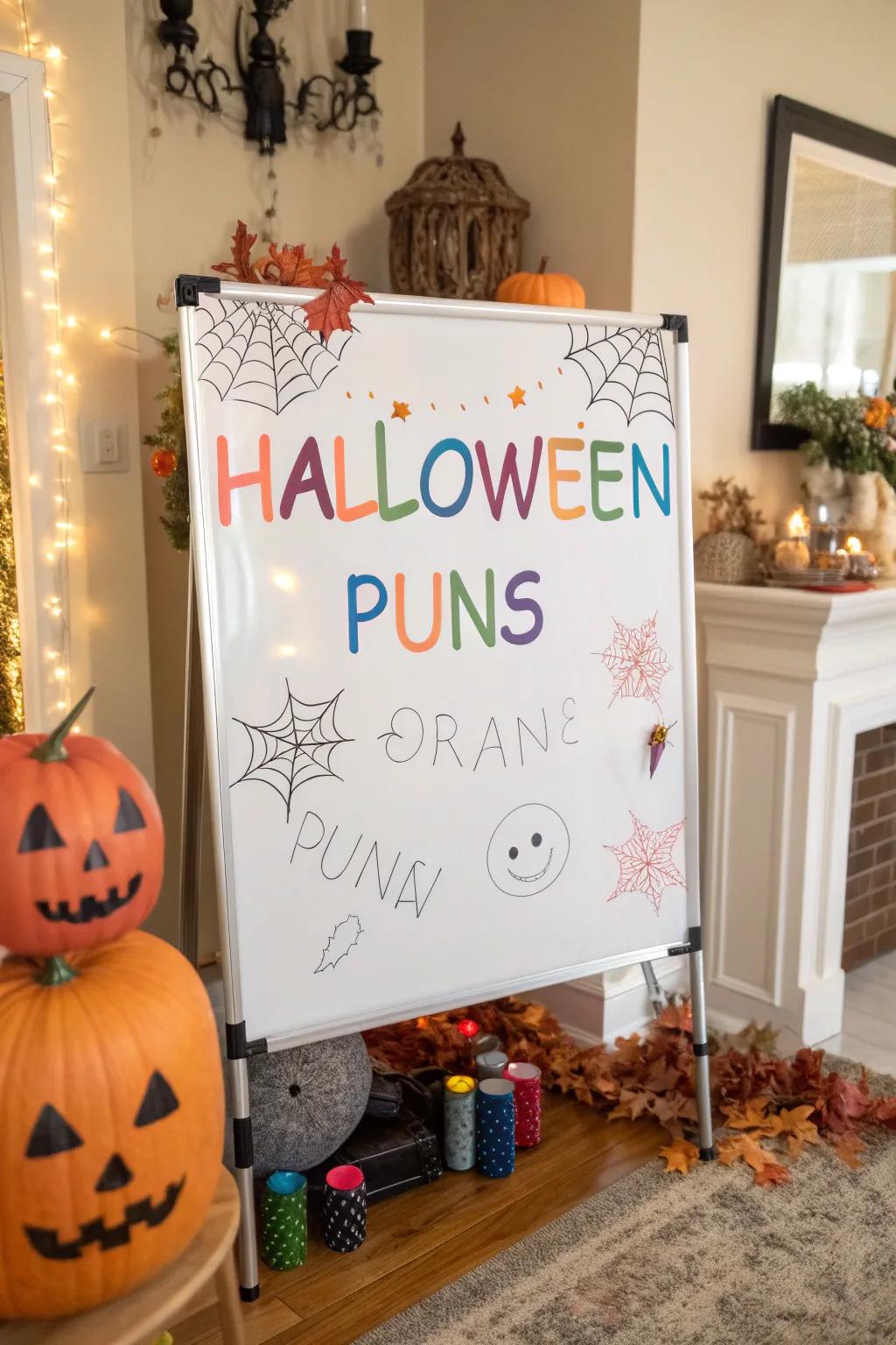 Halloween-related plays on words that are guaranteed to bring smiles.
