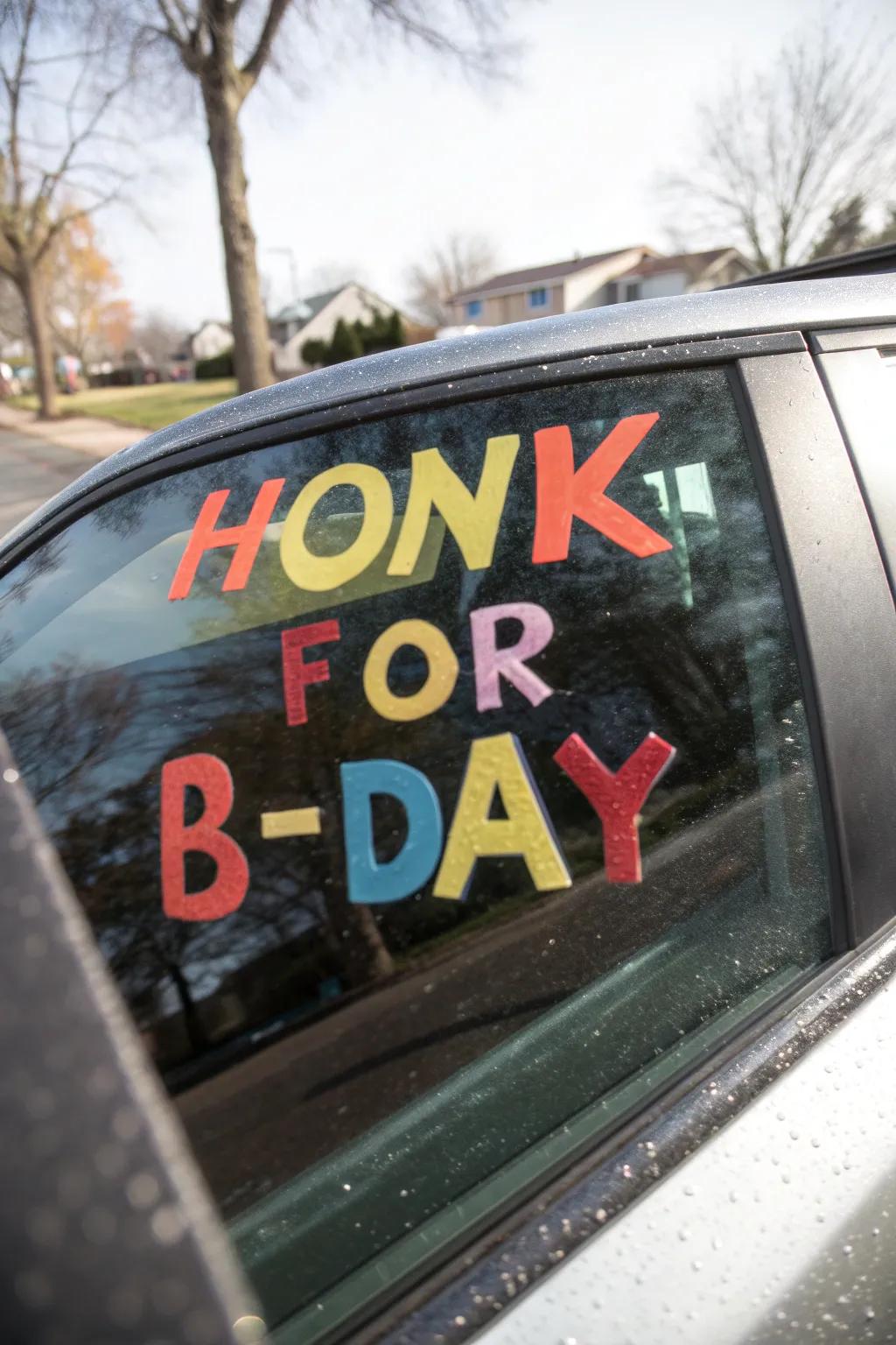 Involve everyone in the celebration using interactive signals.