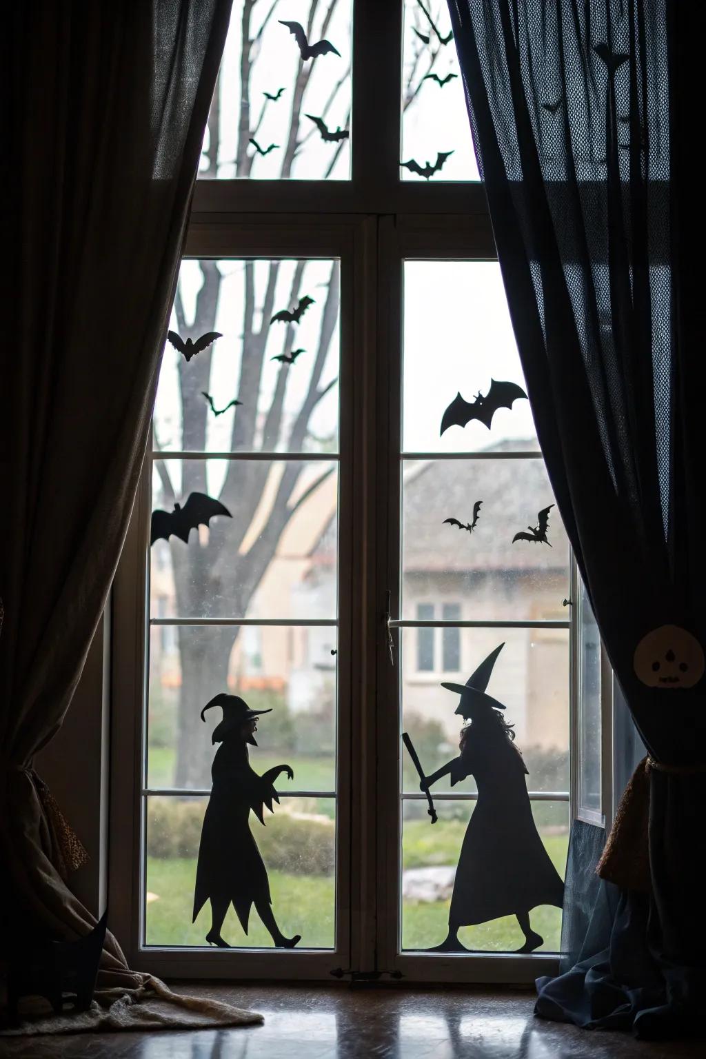 Shapes in windows offer an uncomplicated means to bring spectral flair to your home.