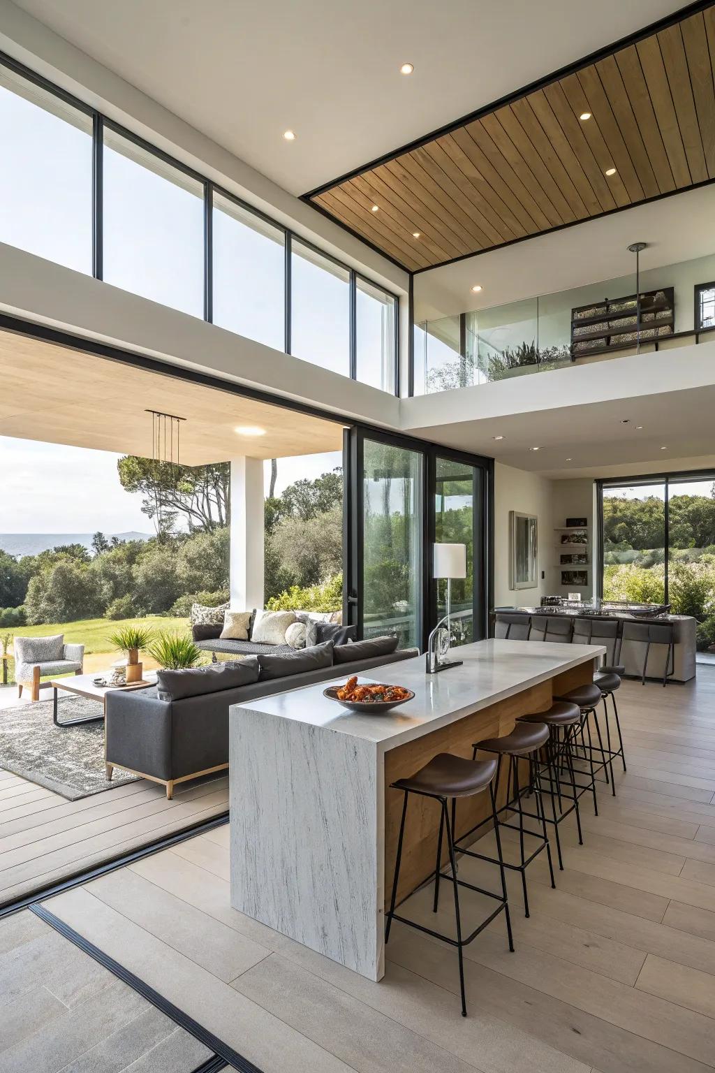 A balanced open space that improves connection and movement.