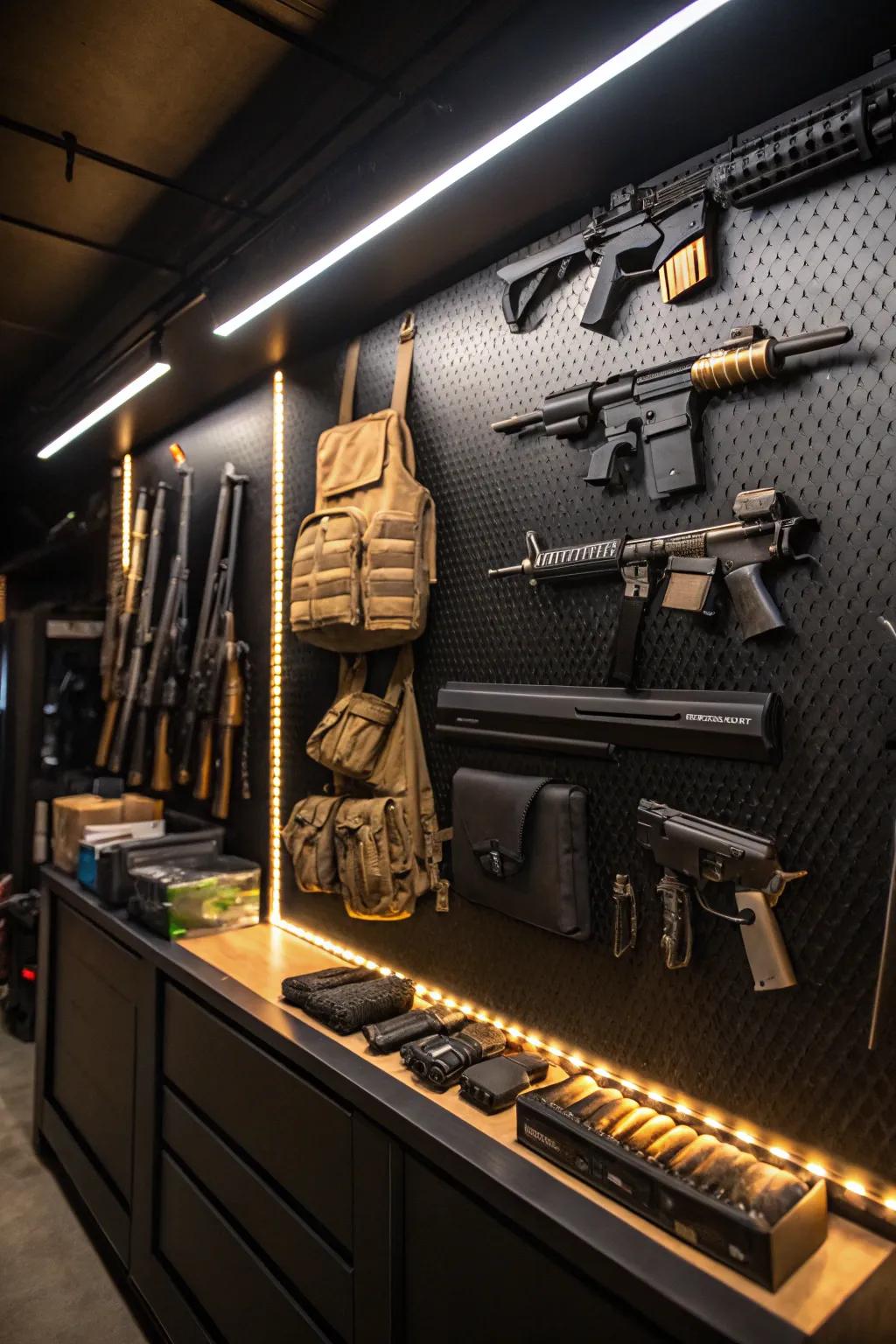 Brighten your defense space to improve its aesthetic charm.