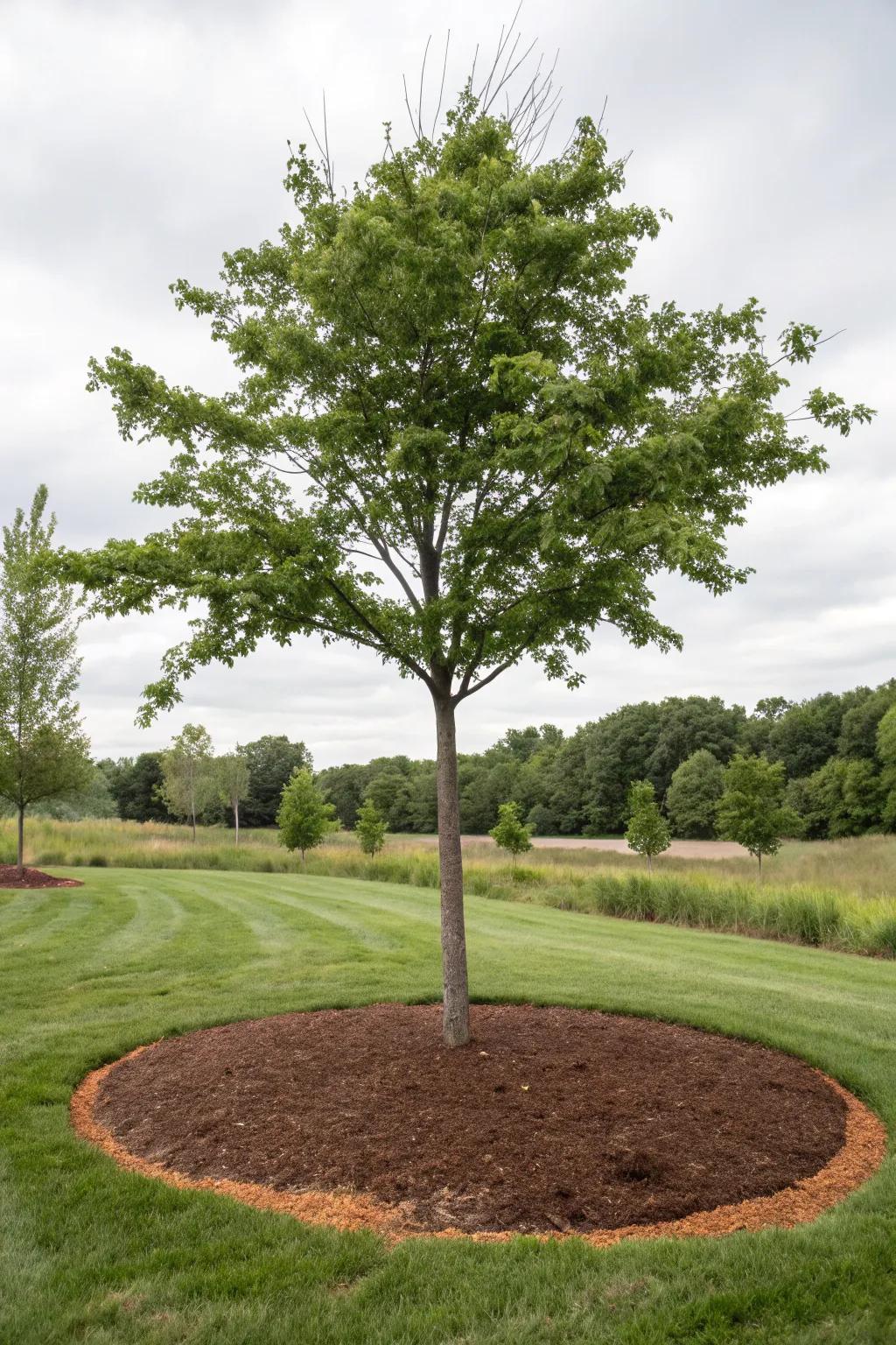 Shield and beautify your trees with ground cover rings.