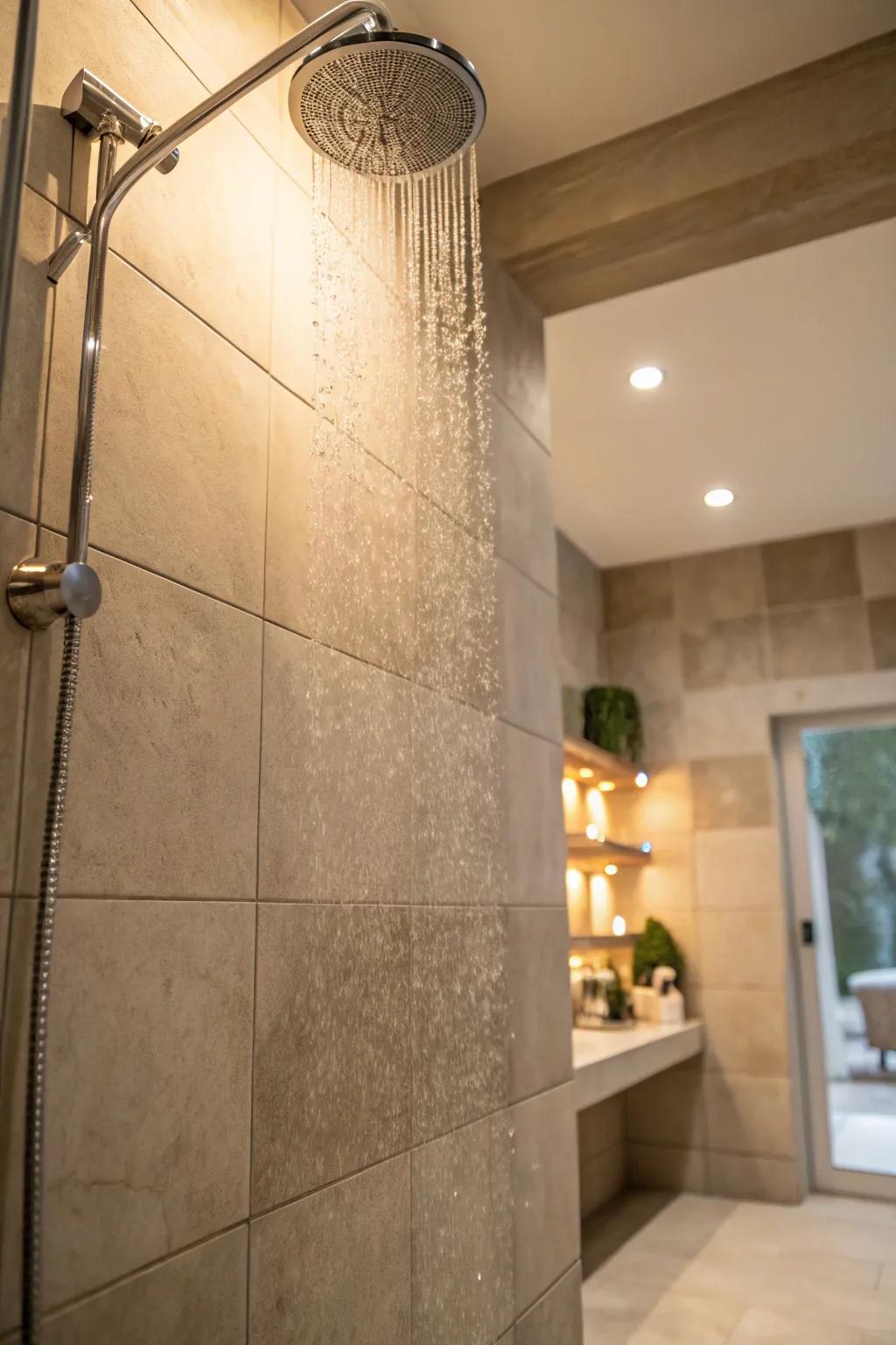 Neutral shades create a calming environment.