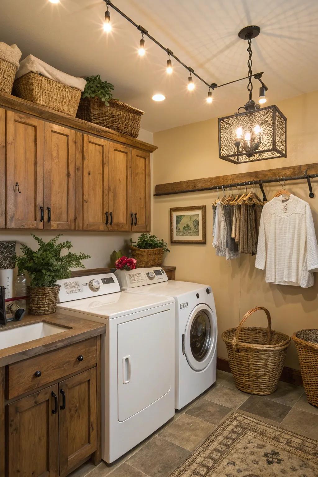 Country house lighting contributes countryside allure.