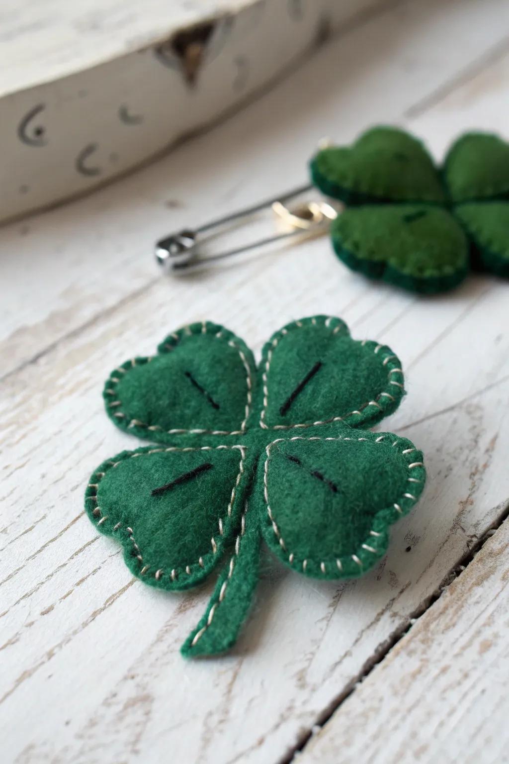 Celebrate the luck of the Irish with elegance in every stitch. 🍀🧵