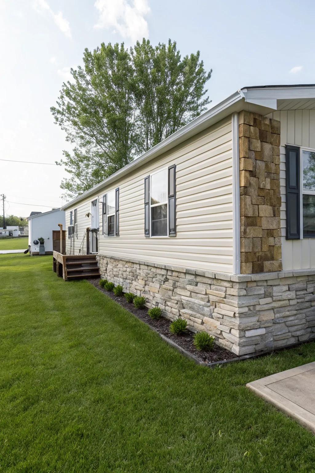 Infuse elegance with cultured stone siding.
