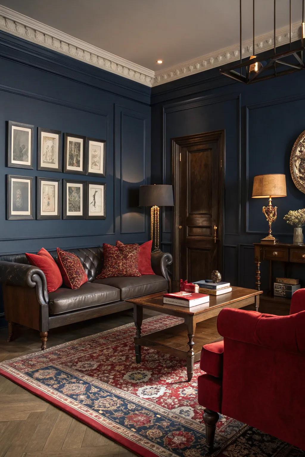 A dimmed color selection sets the scene for a stylish undercover bar atmosphere.