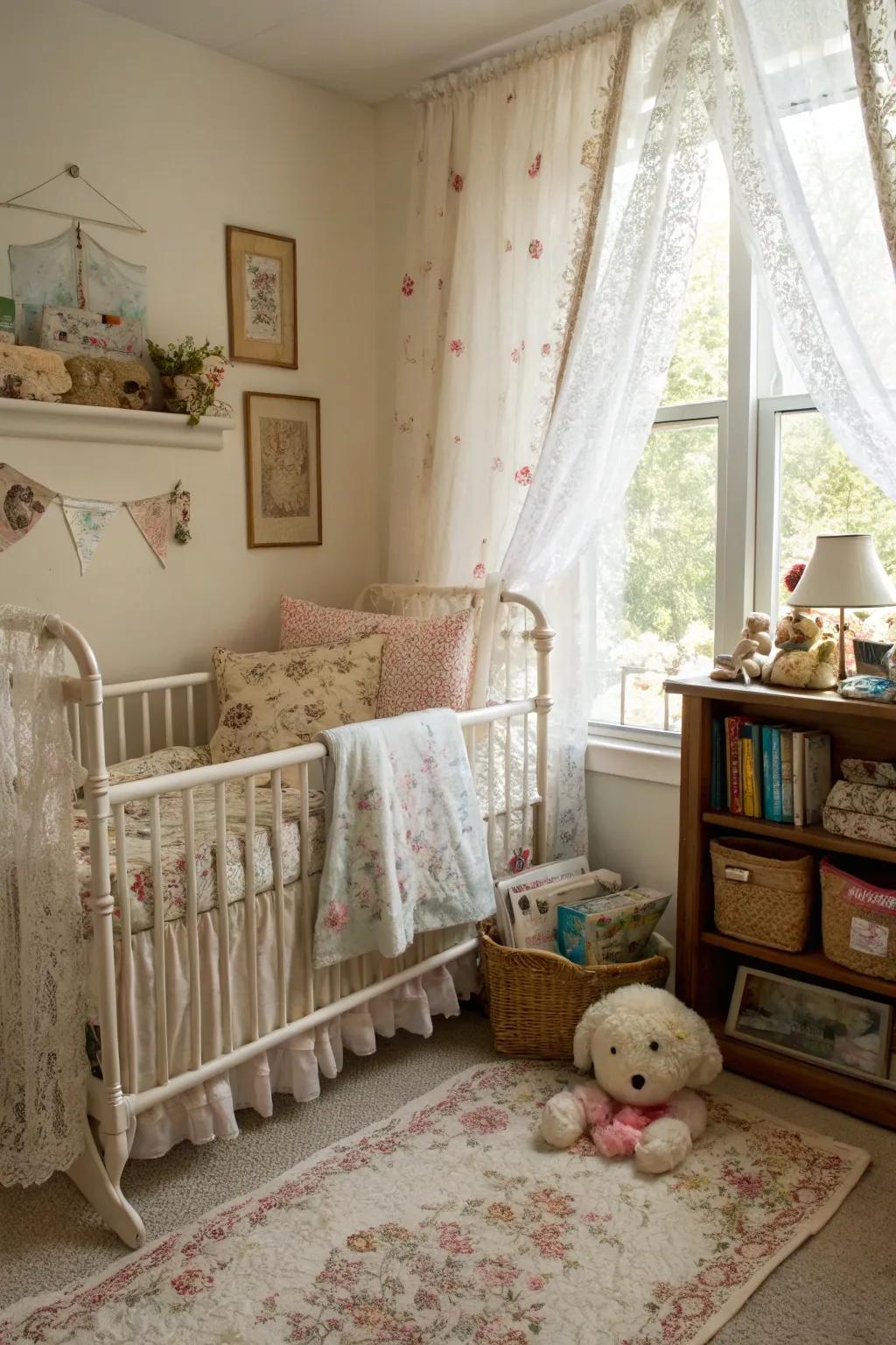 A nursery radiating retro panache with ageless pieces.