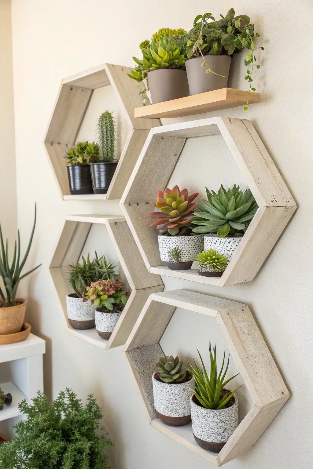 Convert eight-sided displays into an abundant flora showcase.
