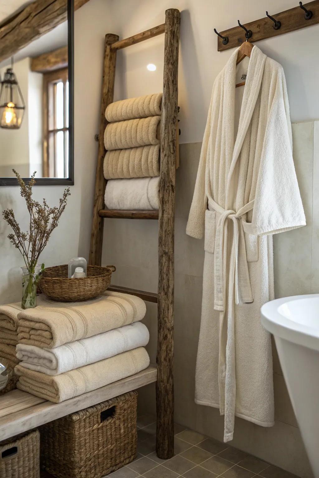 Revel in the natural delicateness of bamboo cloths and linen robes.