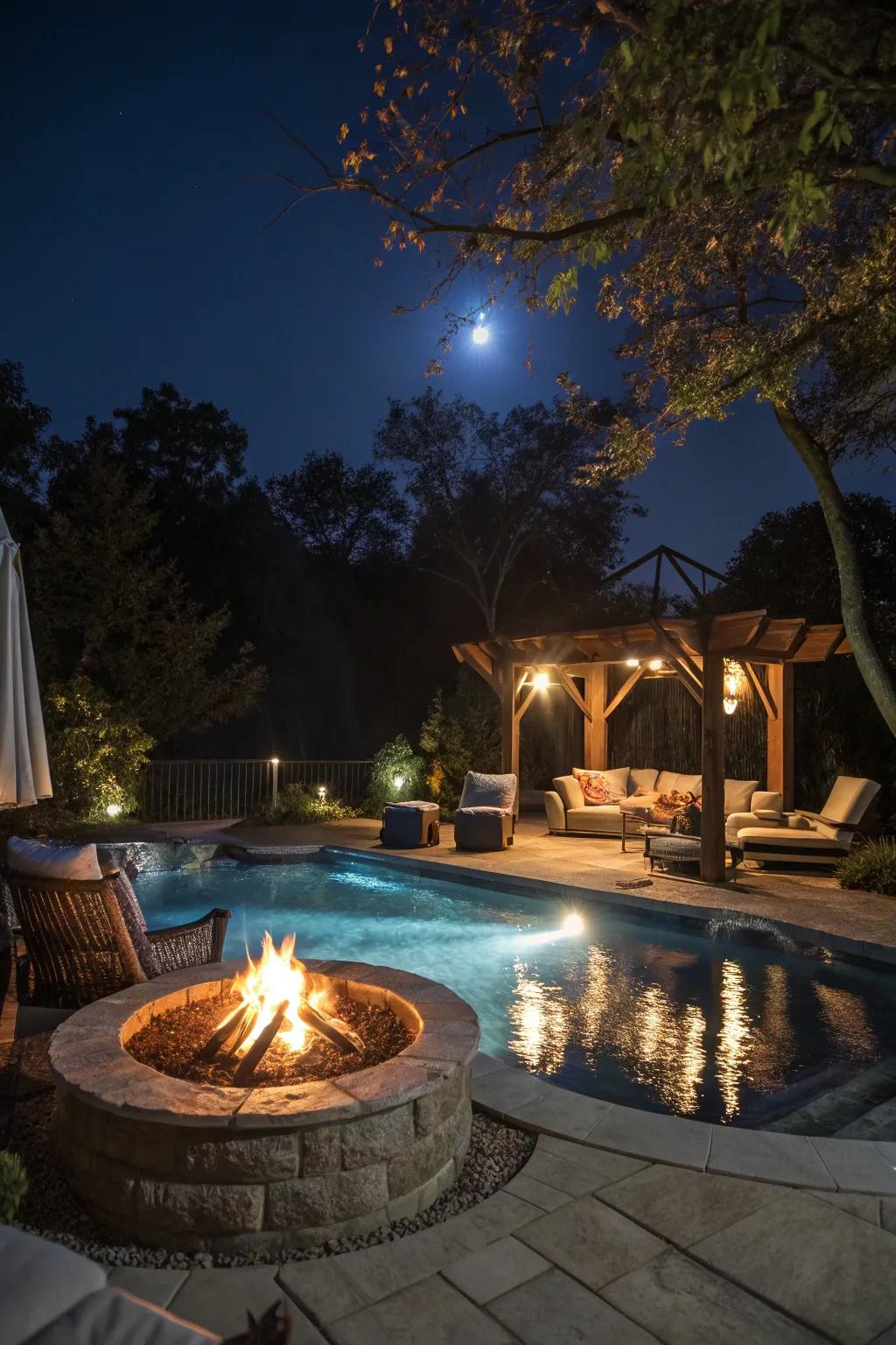 Gather around a blazing hearth for warmth and memorable nights.