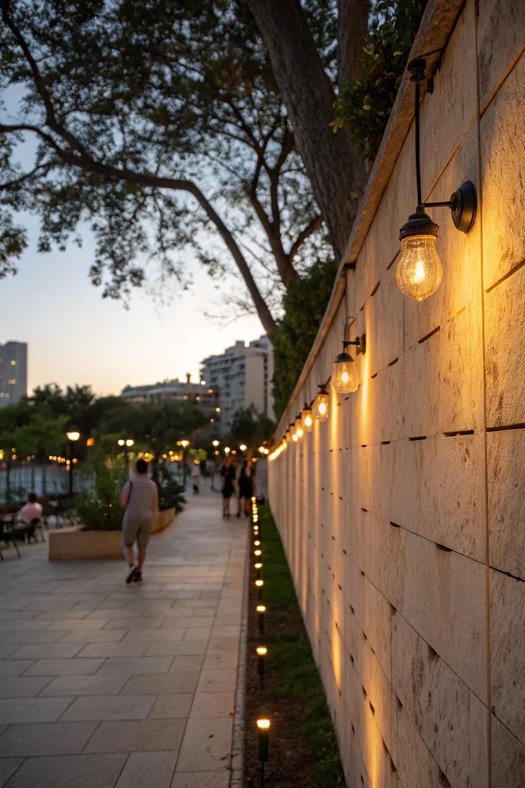 Establish a comforting ambiance with warm illumination.