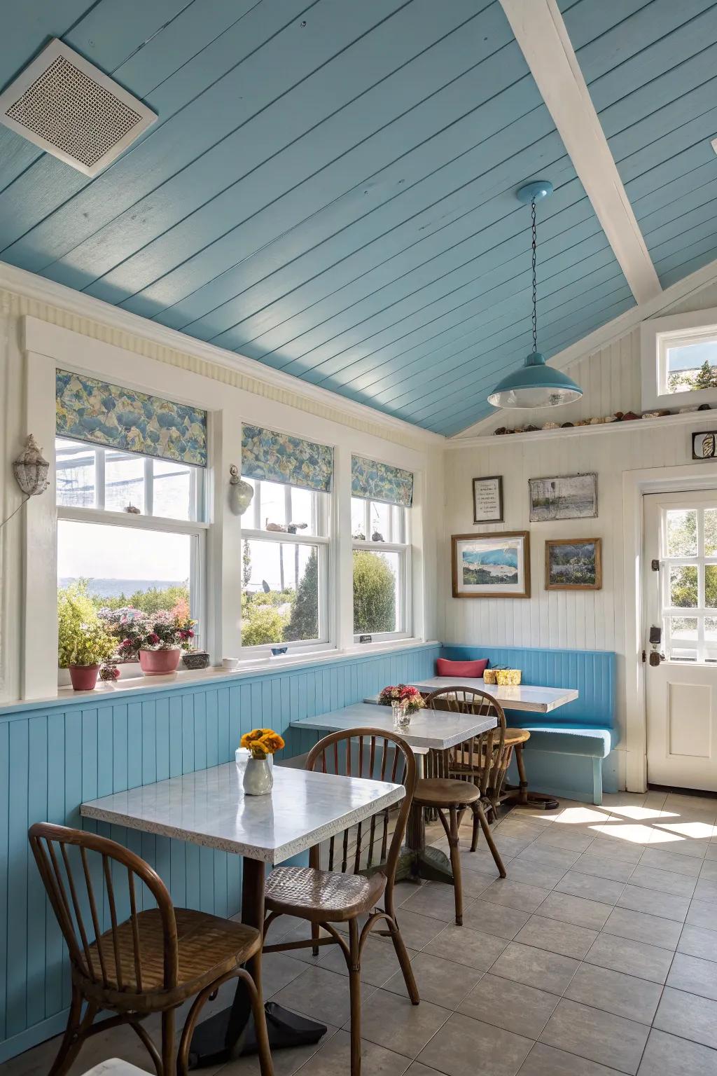 Celeste Ceilings for an Outdoor Ambiance