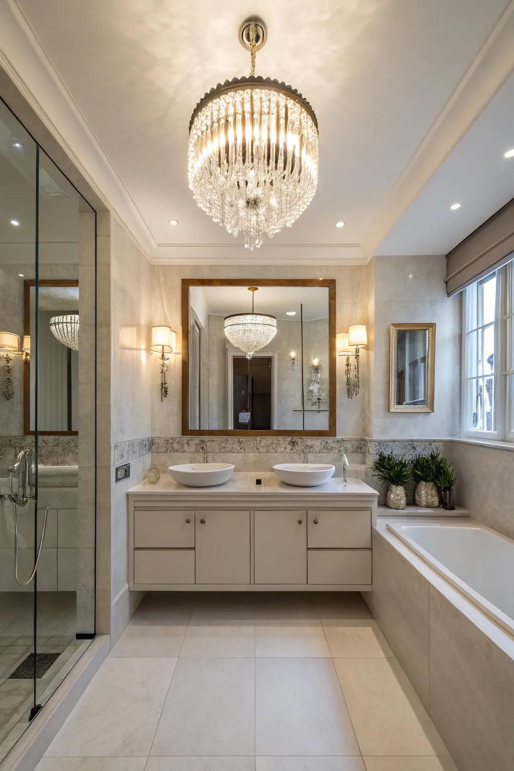 Lighting creates atmosphere, making your bathroom a calm, restorative space.