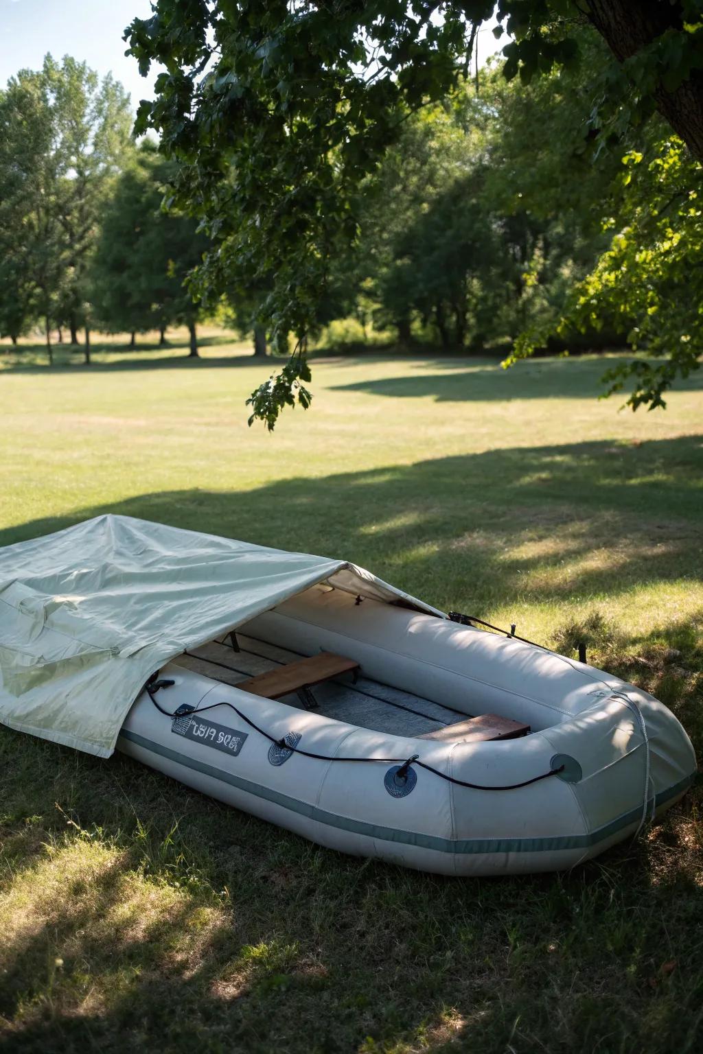 Keeping it partly blown up keeps its form and extends its life.