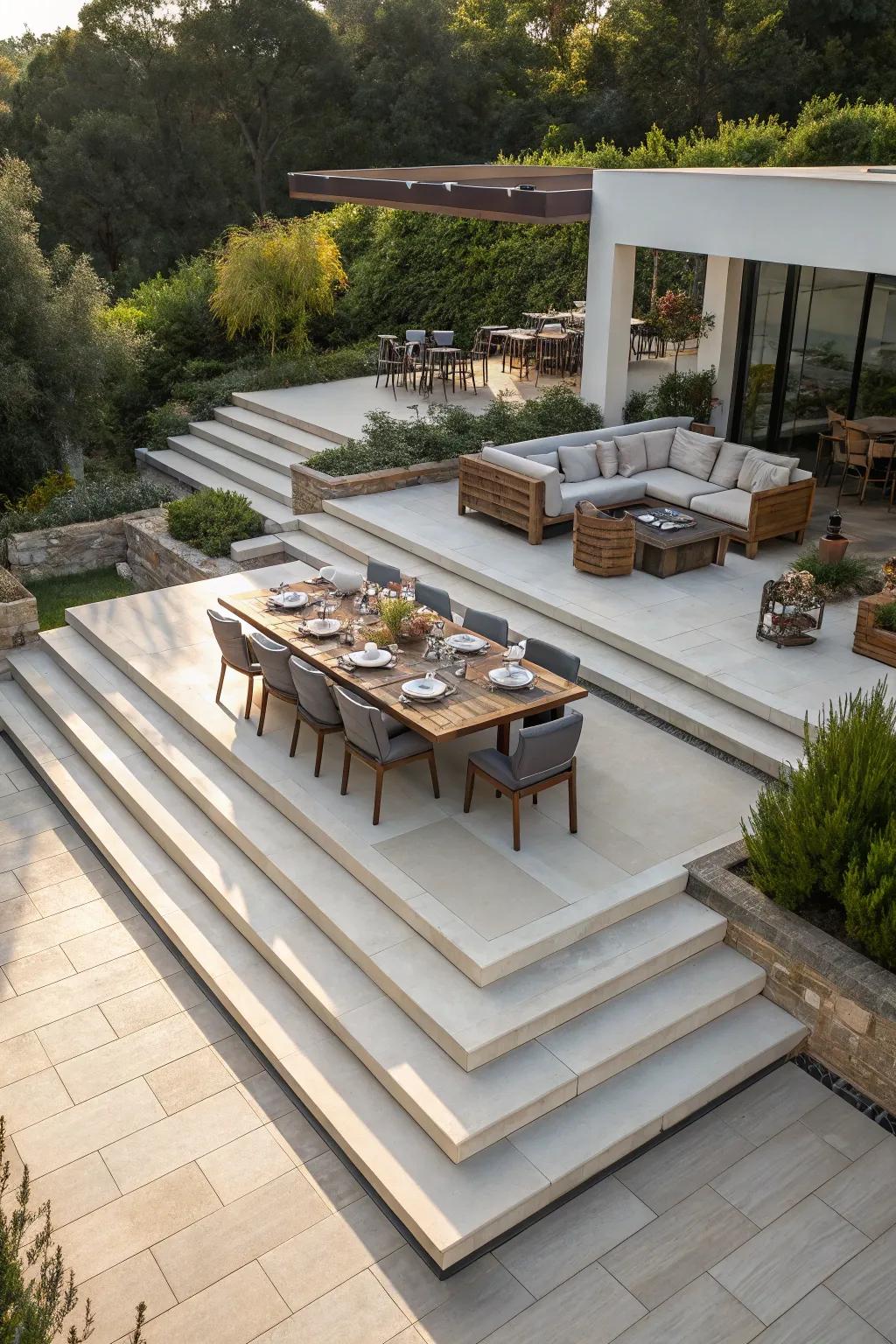 Multi-level blueprint infuses proportion and practicality.