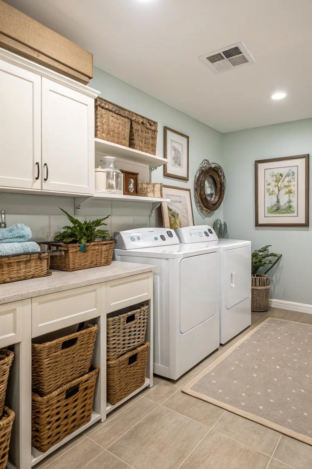 A subdued color scheme offers a tranquil, balanced backdrop for countryside features.