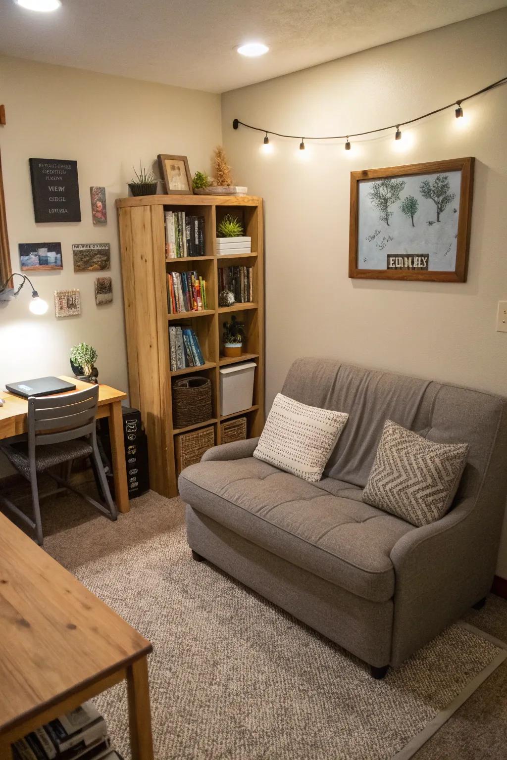 Space-saving seating amplifies space and usefulness.