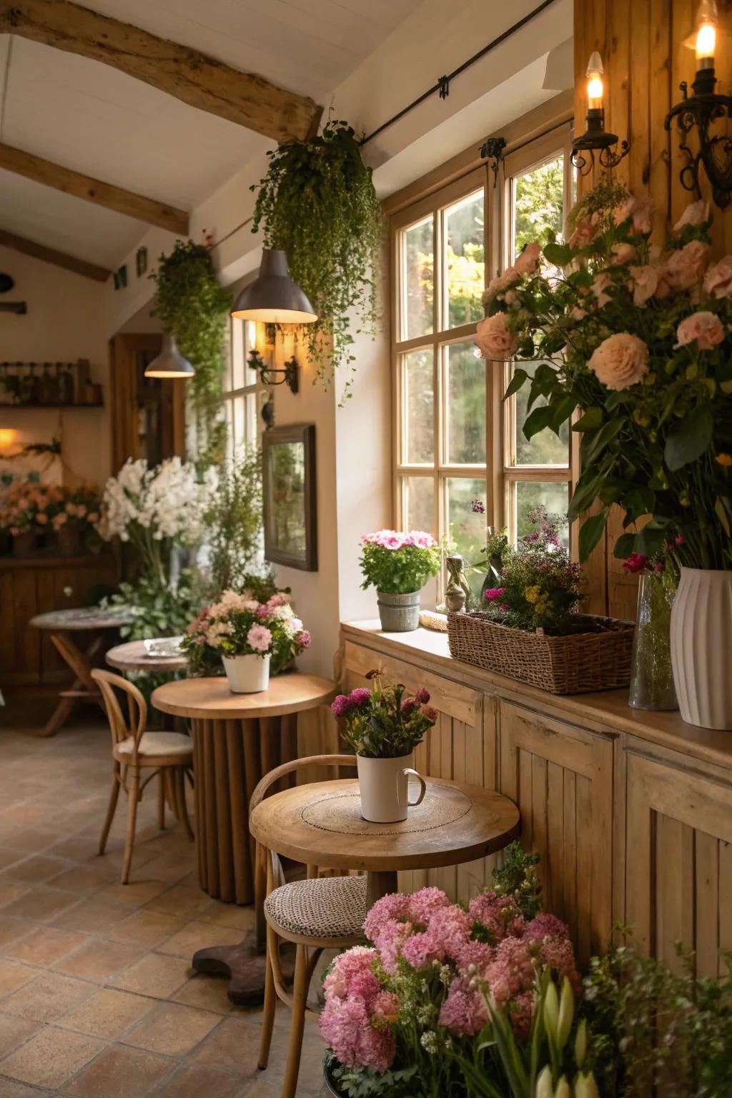 Foliage infuses your tea space with a sense of peace.