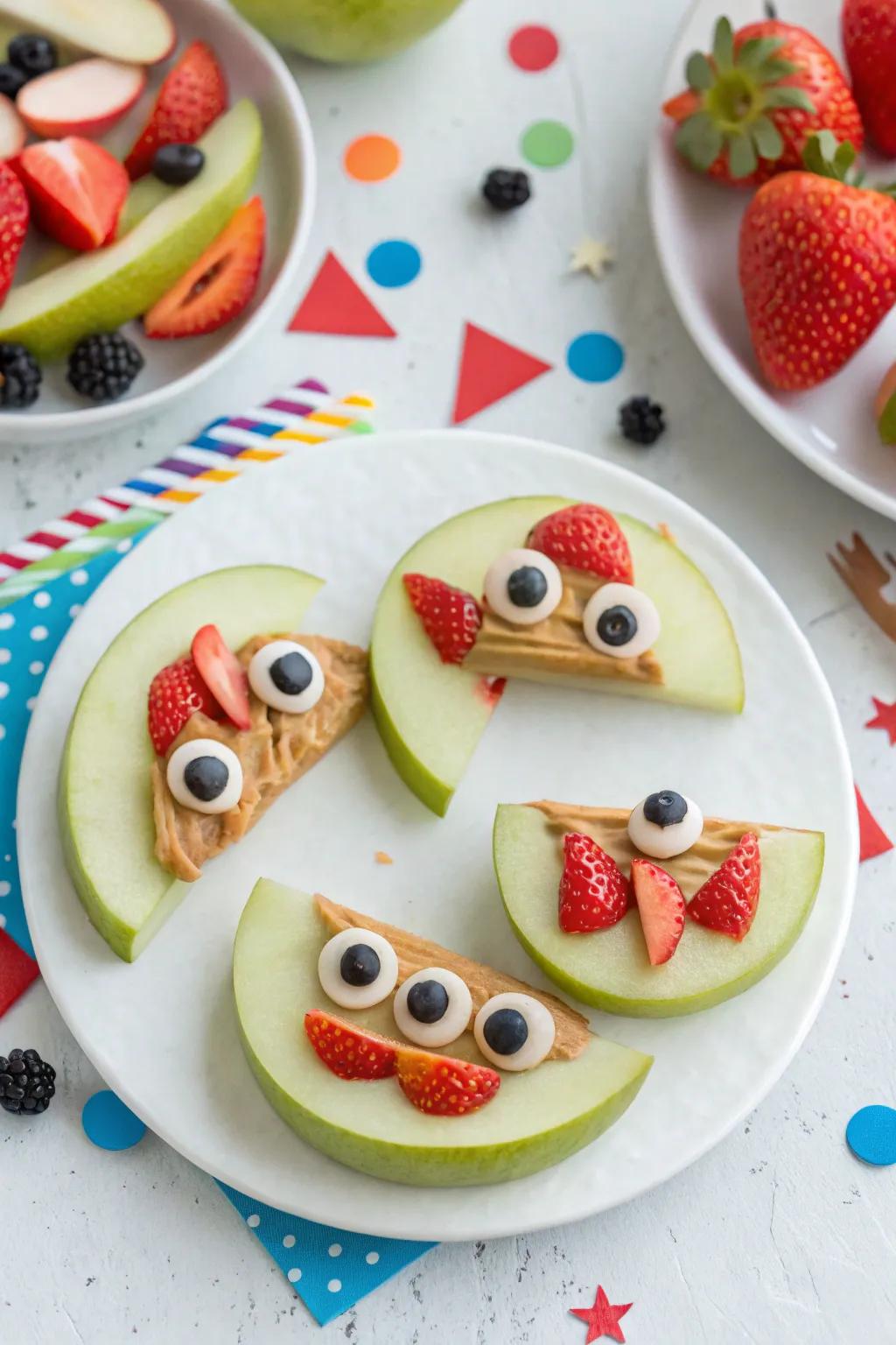 Fiendish apple chomps that introduce a spirited terror to your celebration's expanse.