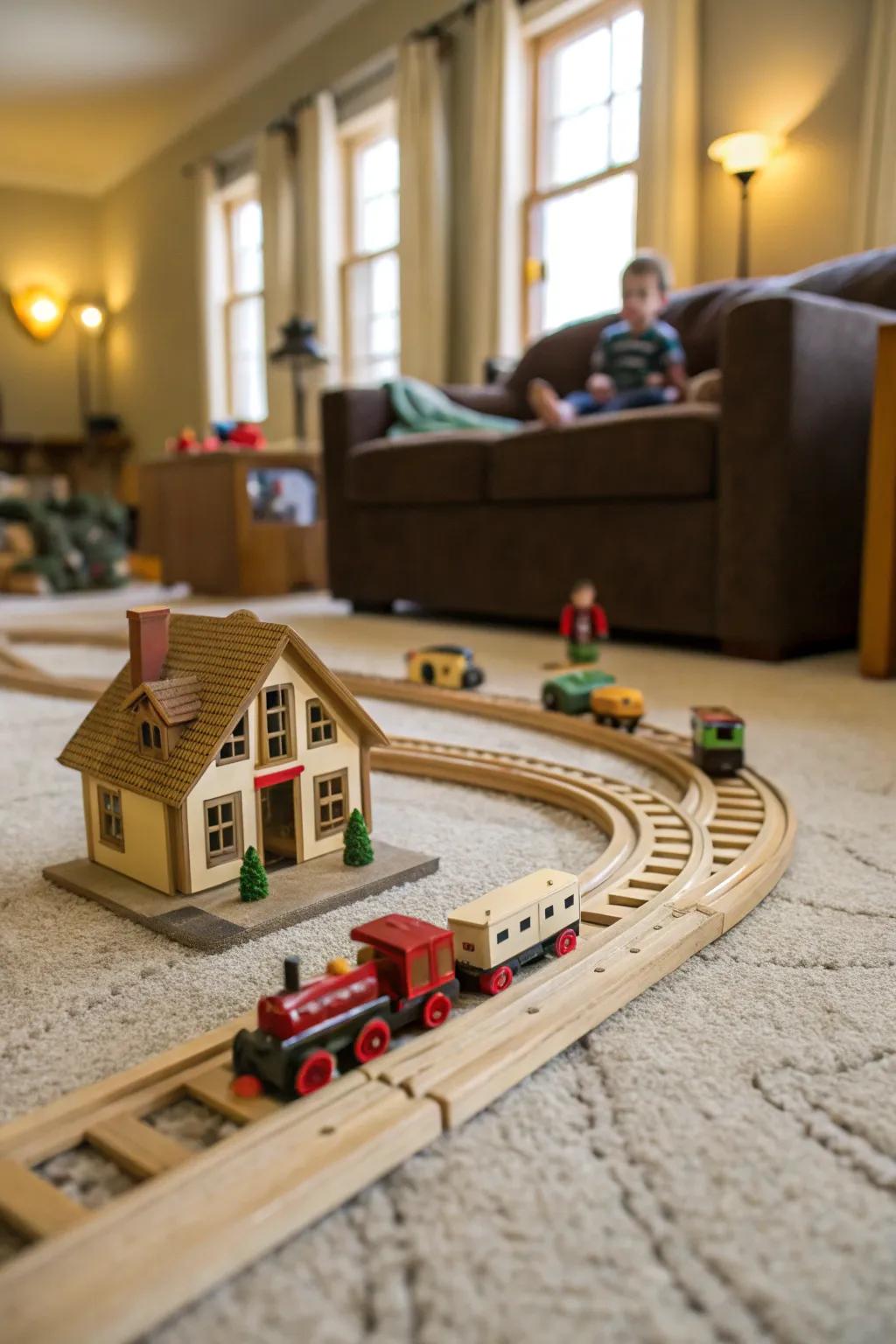 Classic delight with a timber railway set that ignites imagination.