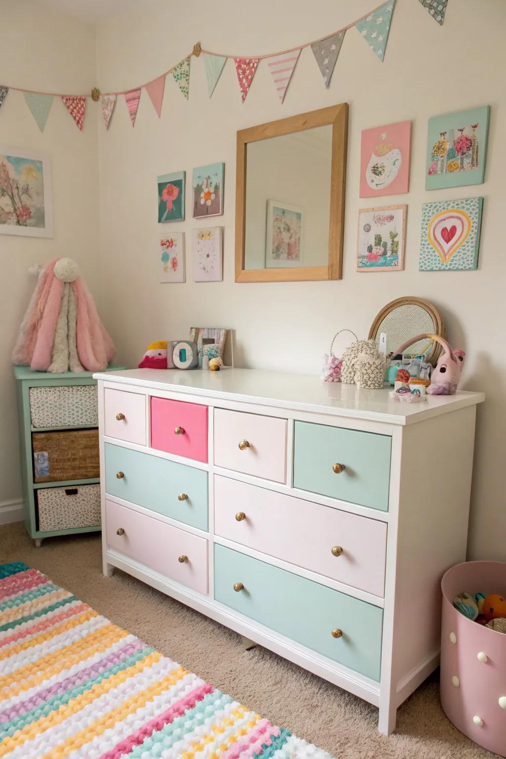 A dash of paint can breathe new life into aged furniture.