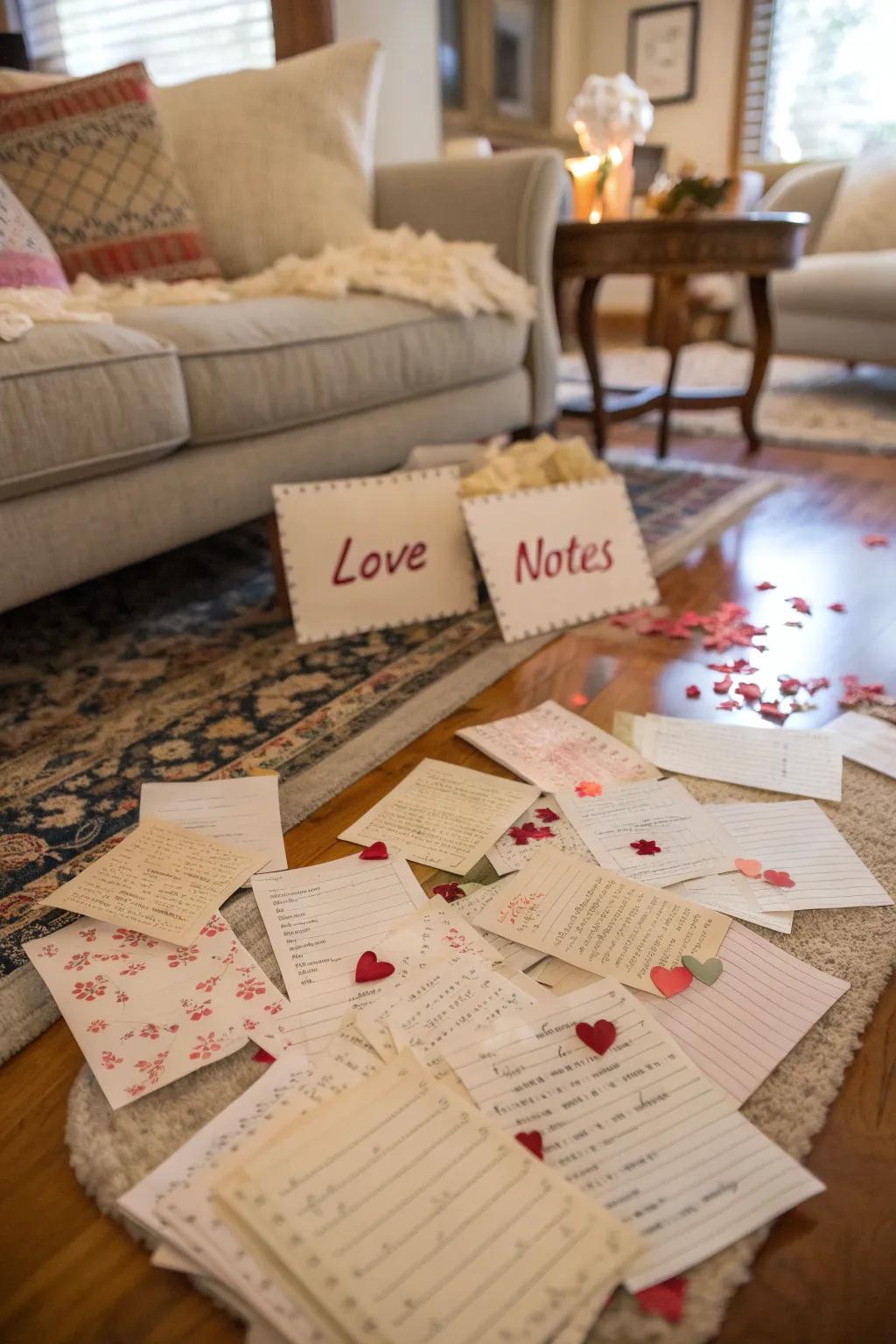 Delight your dearest with genuine, self-made declarations of affection.