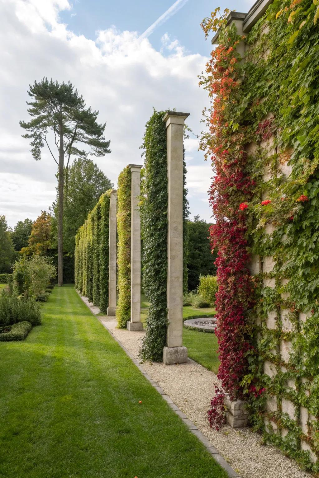 Take advantage of space with upright garden boards.