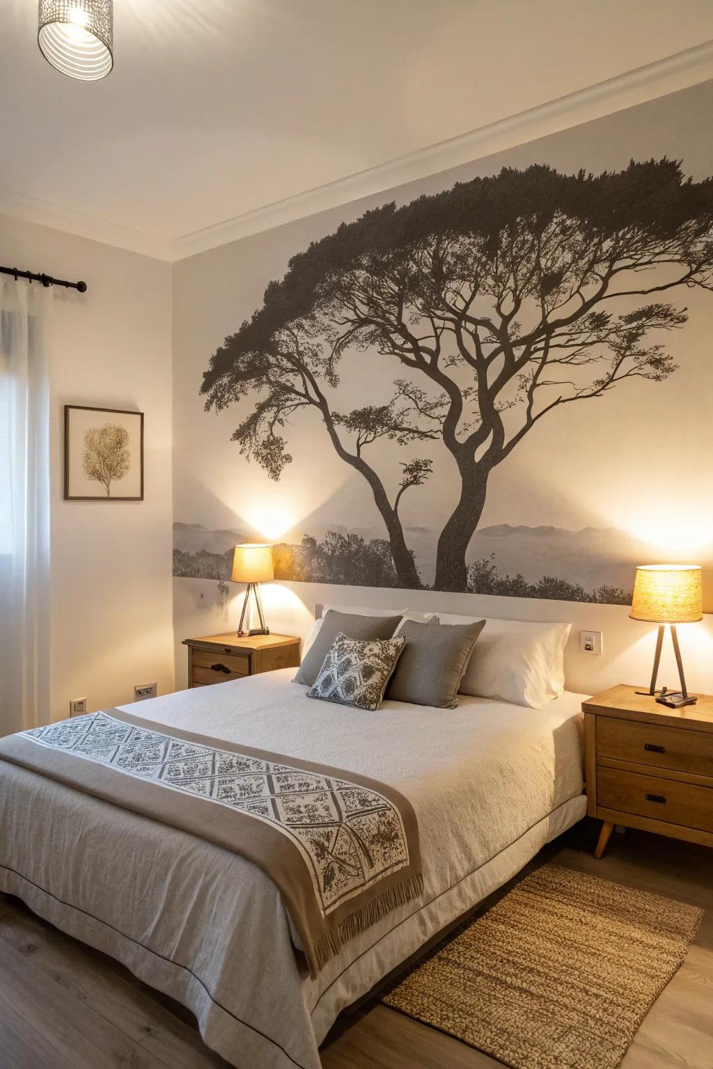 Art inspired by nature fosters tranquility.