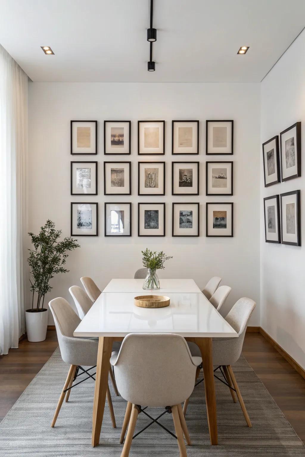 Symmetrical frames offering a balanced aesthetic.