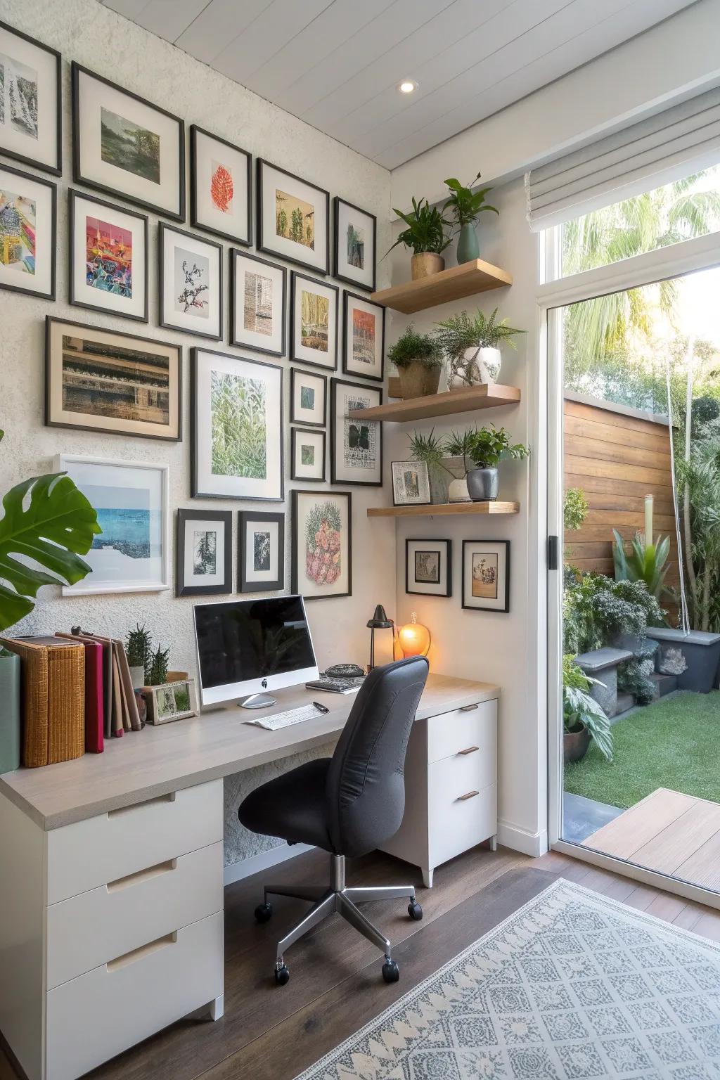 Displaying wording can be inspiring and personal.