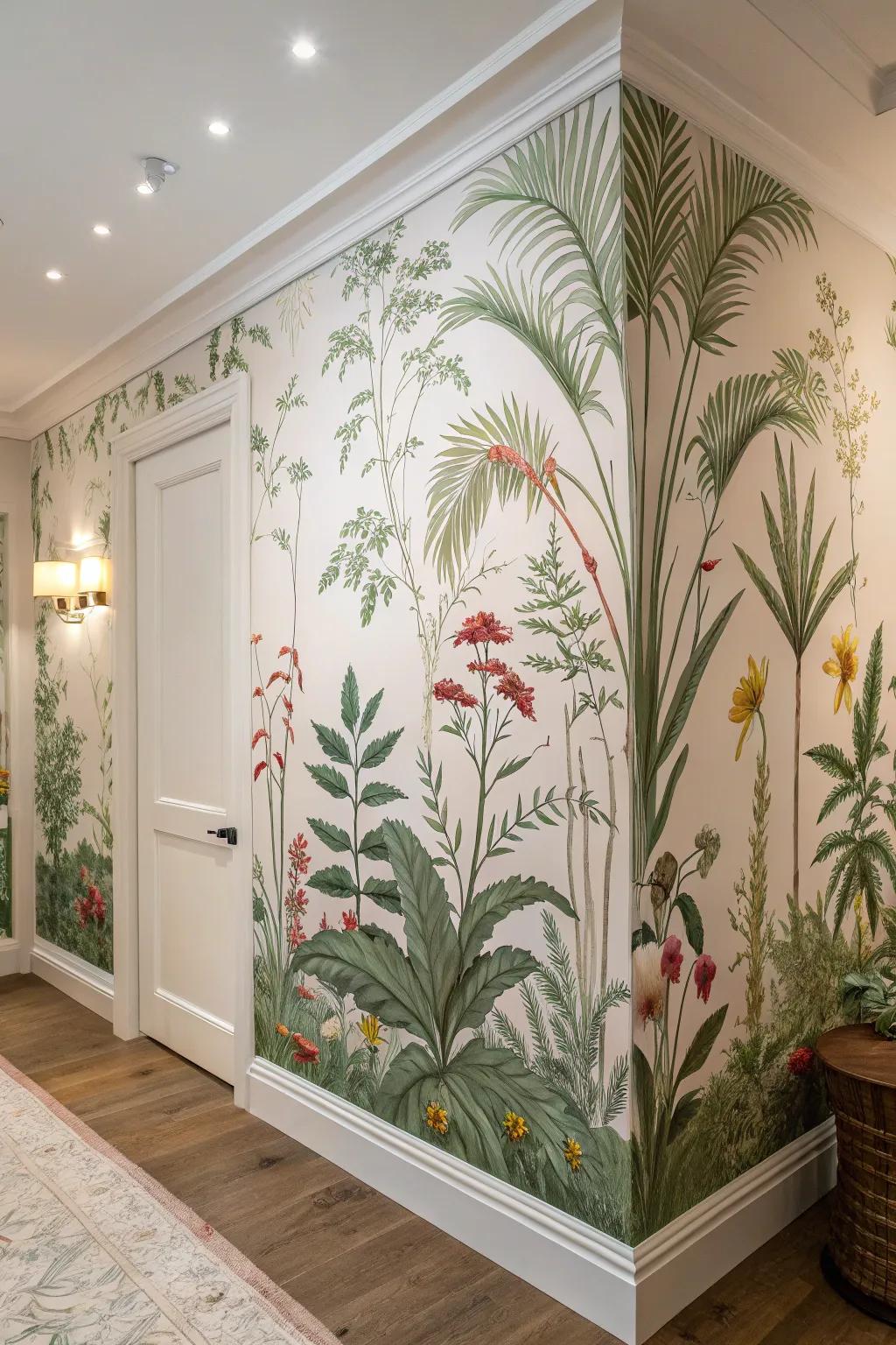 Wallpapers featuring nature bring the outdoors inside.