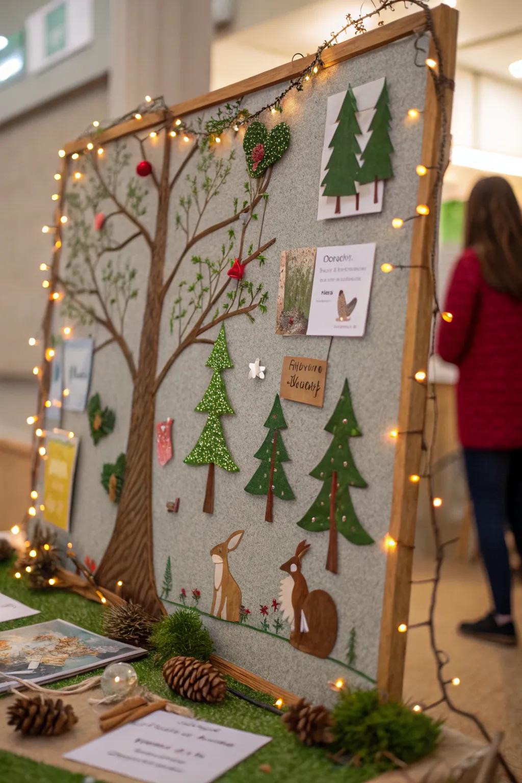 A magical forest theme that welcomes students into a realm of learning and creativity.