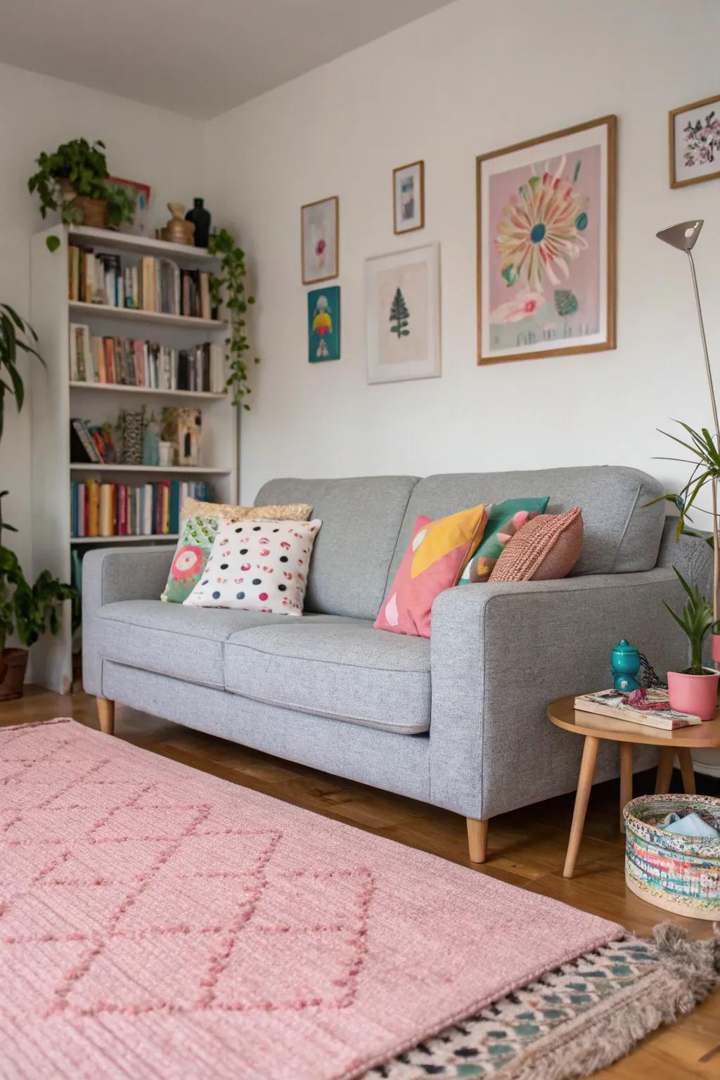 Gentle rose carpets introduce a subtle and spirited touch to your design.