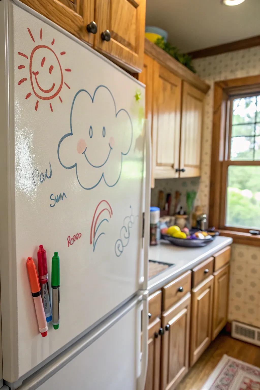 Whimsical doodles that add character to everyday spaces.