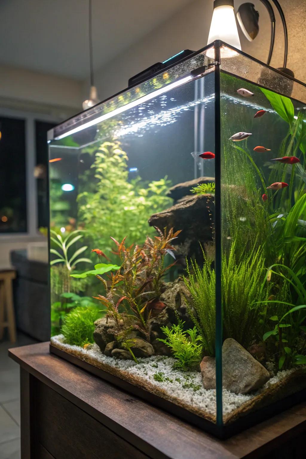 A green space that adds life and color to any space.