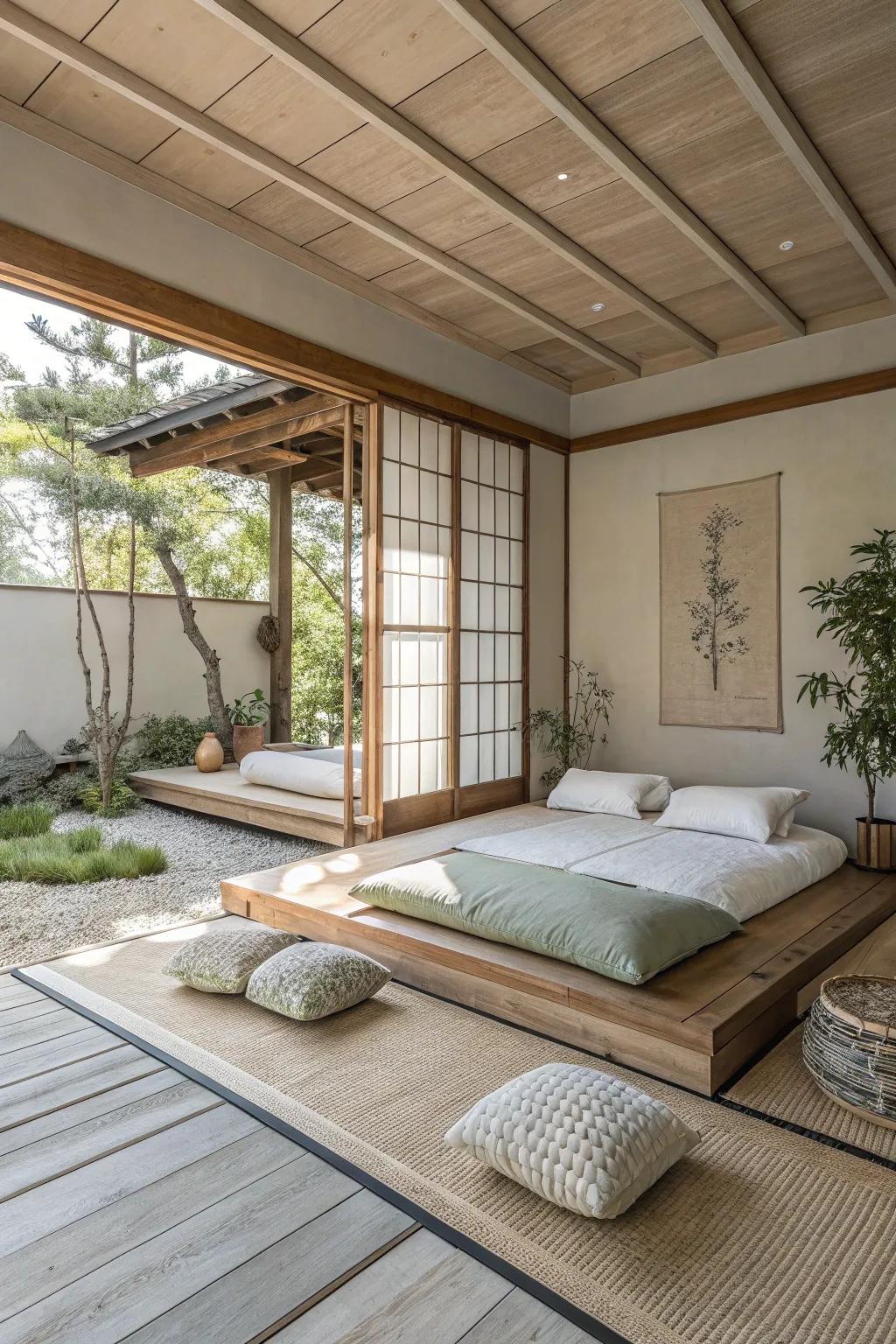 Find comfort in simple looks using subdued furniture that grounds your area.