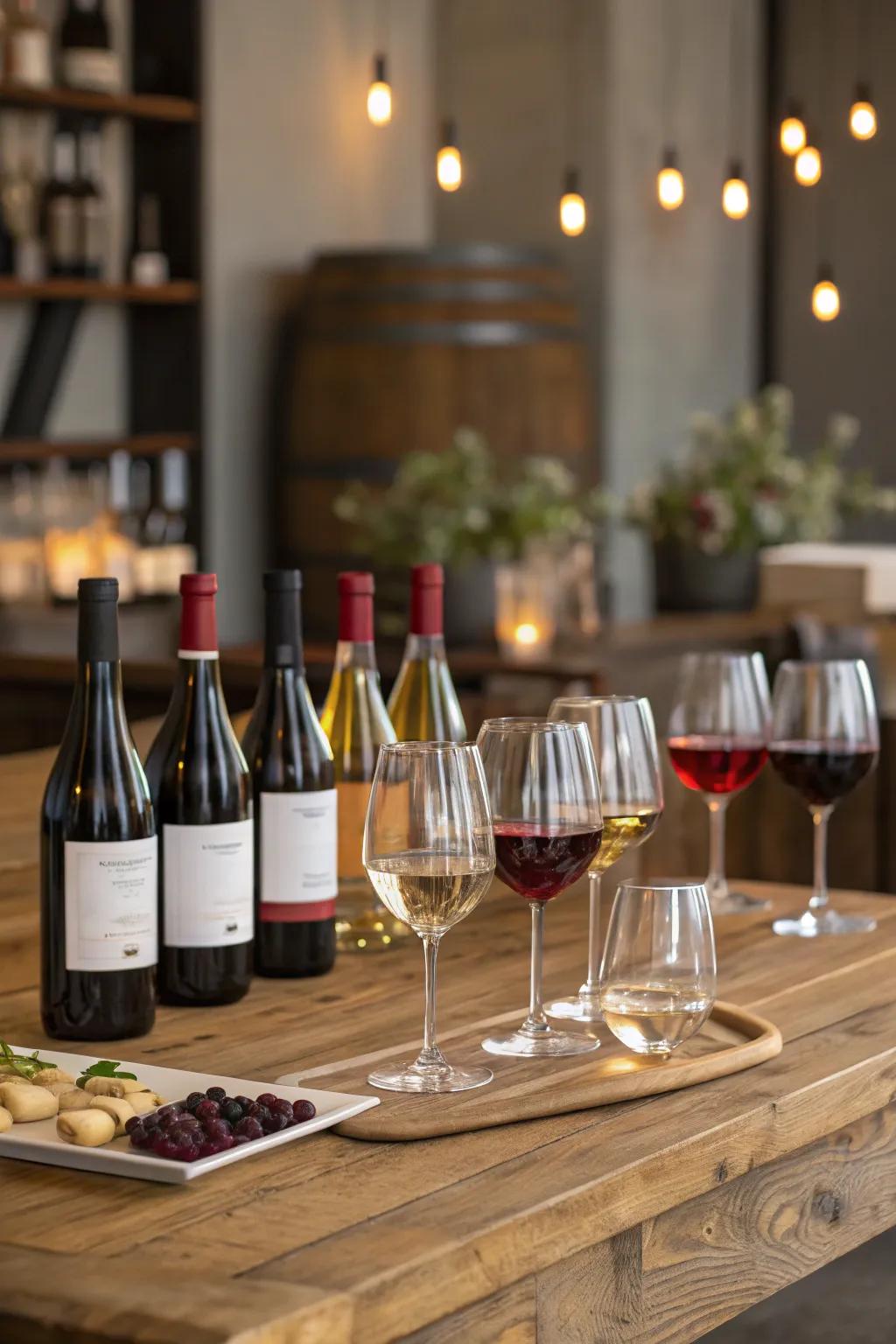 Celebrate your milestone birthday with an elegant wine tasting evening.