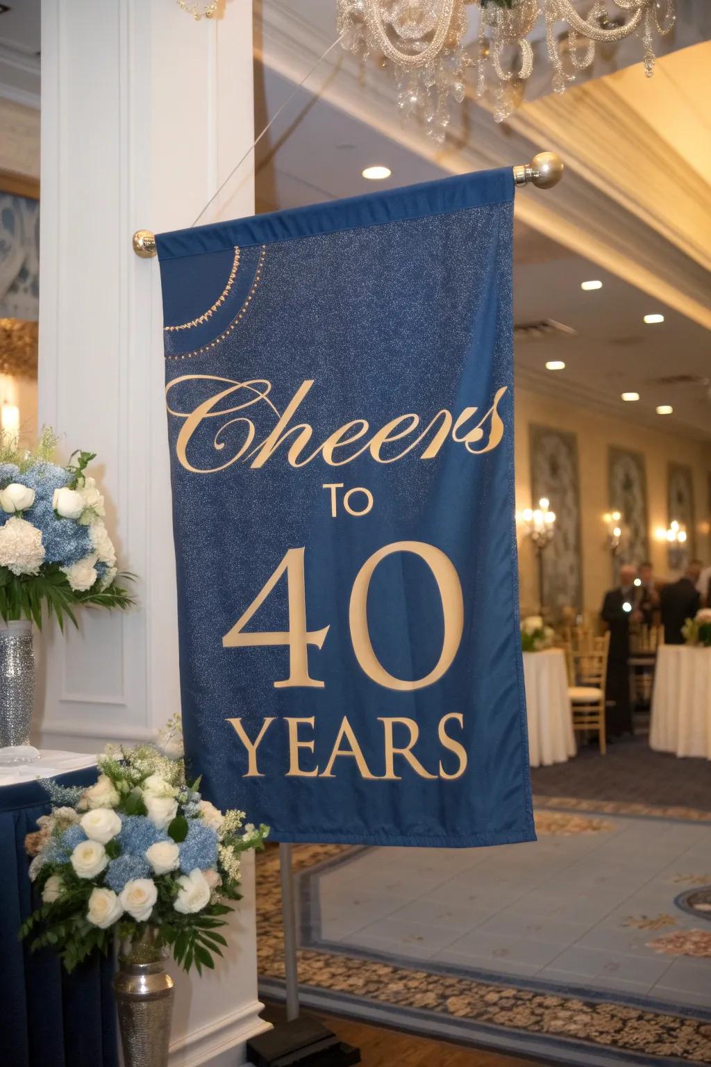 Announce your milestone with vibrant, customized banners.