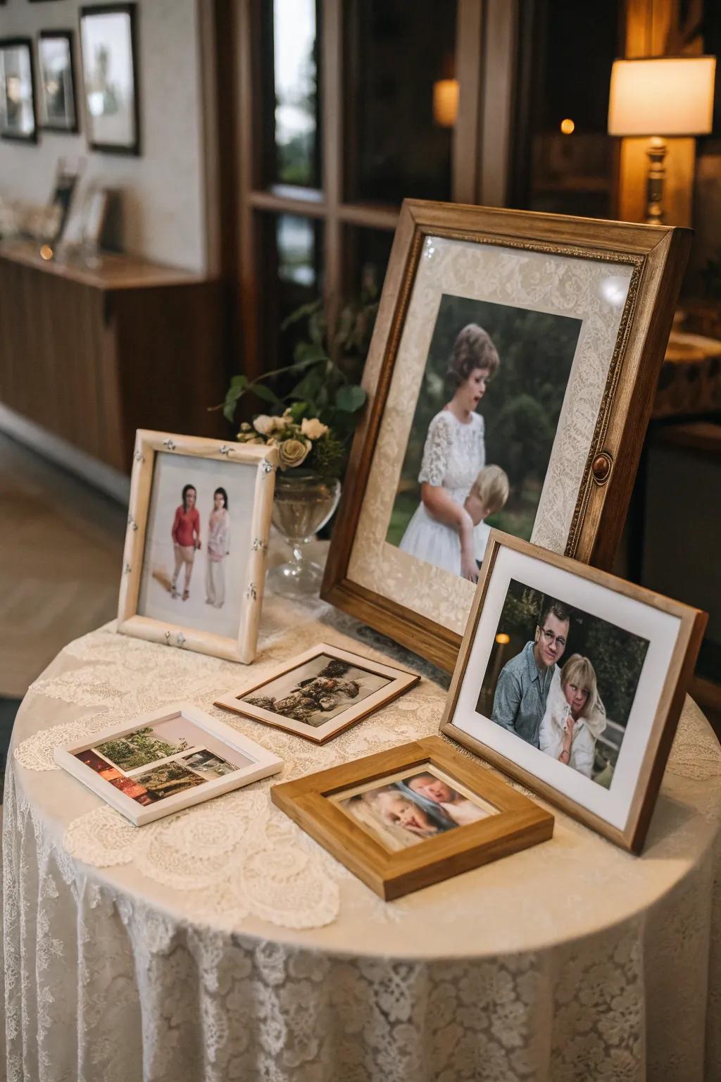 A visual display capturing life’s memorable instances.