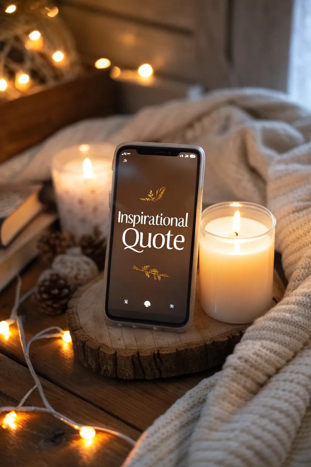 Be inspired every day with a motivational quote widget.
